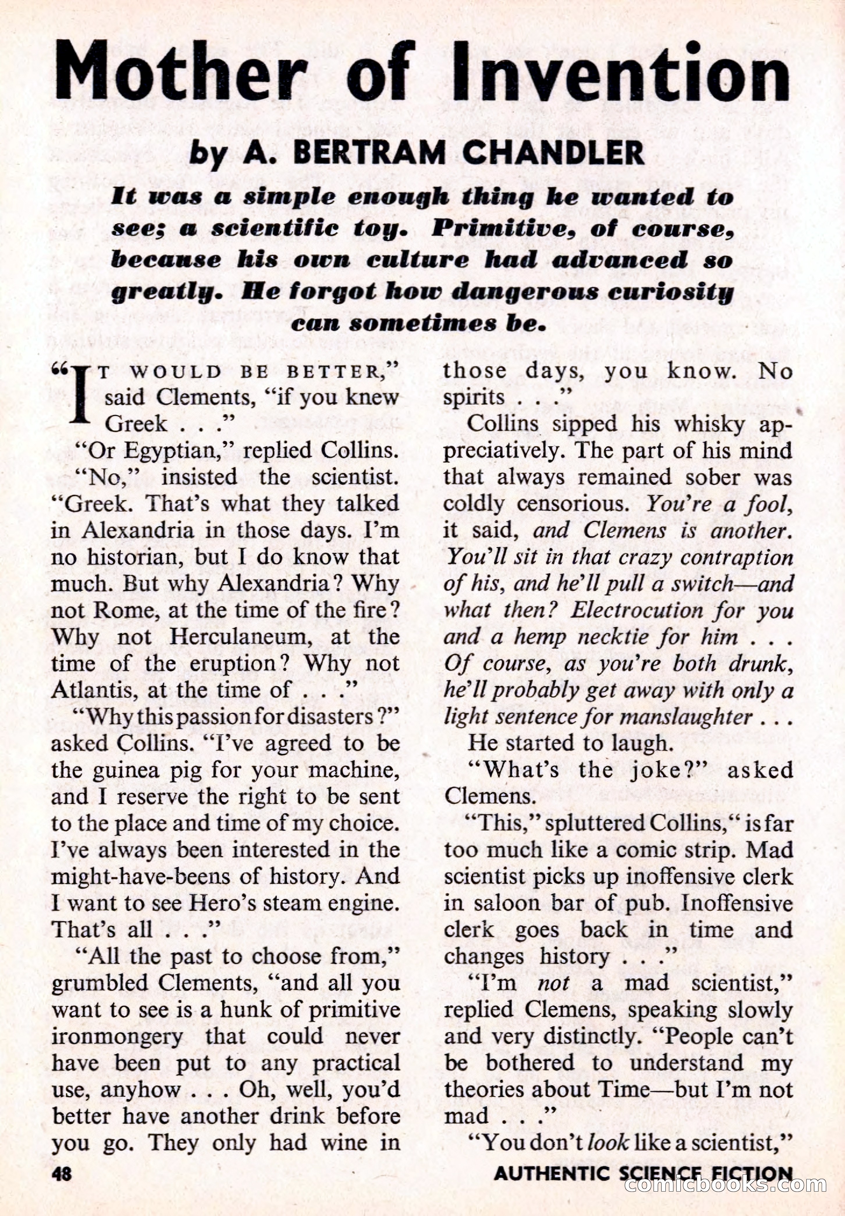 Authentic Science Fiction Monthly No. 83 — page 49 of 130
