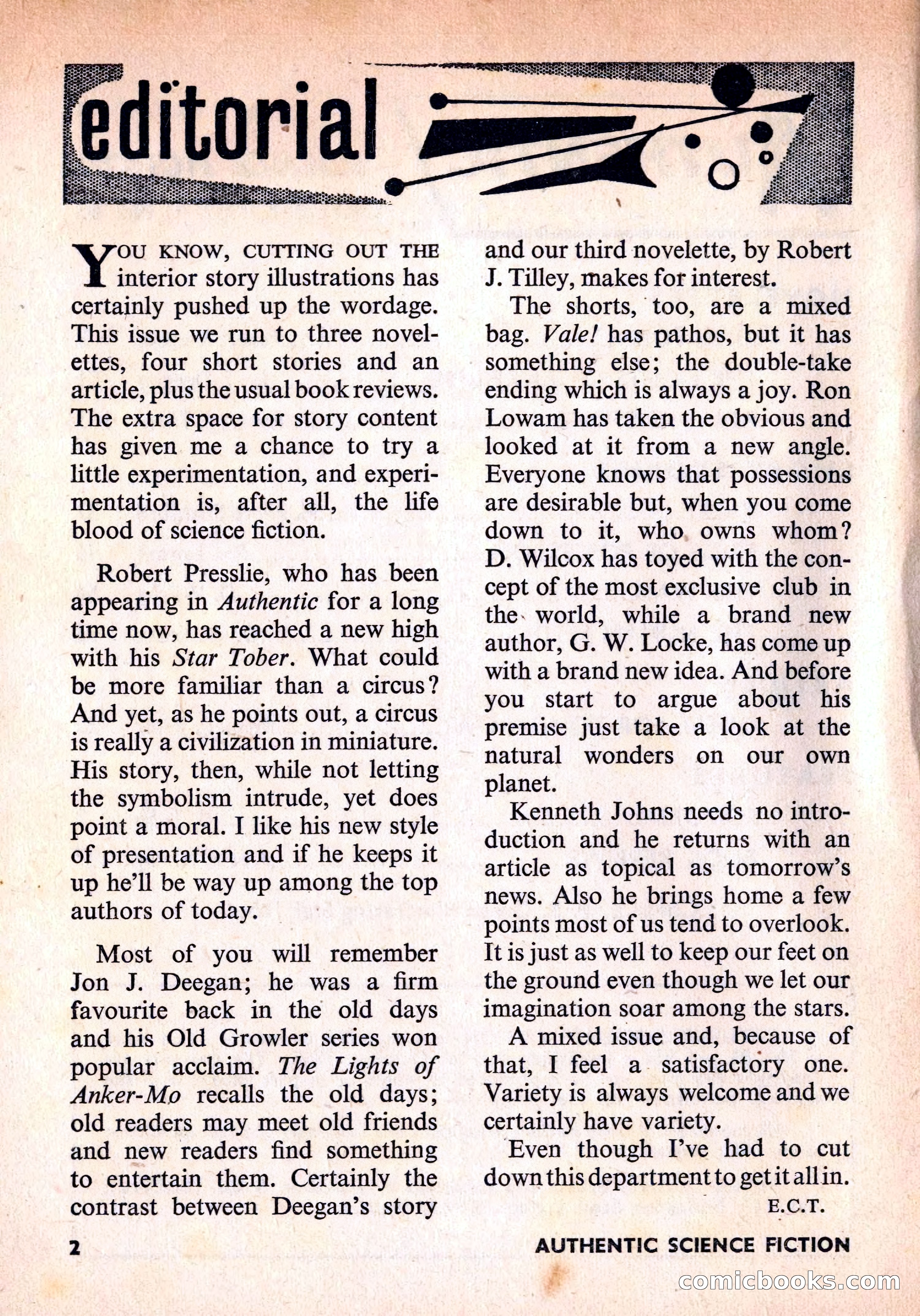 Authentic Science Fiction Monthly No. 85 — page 3 of 130