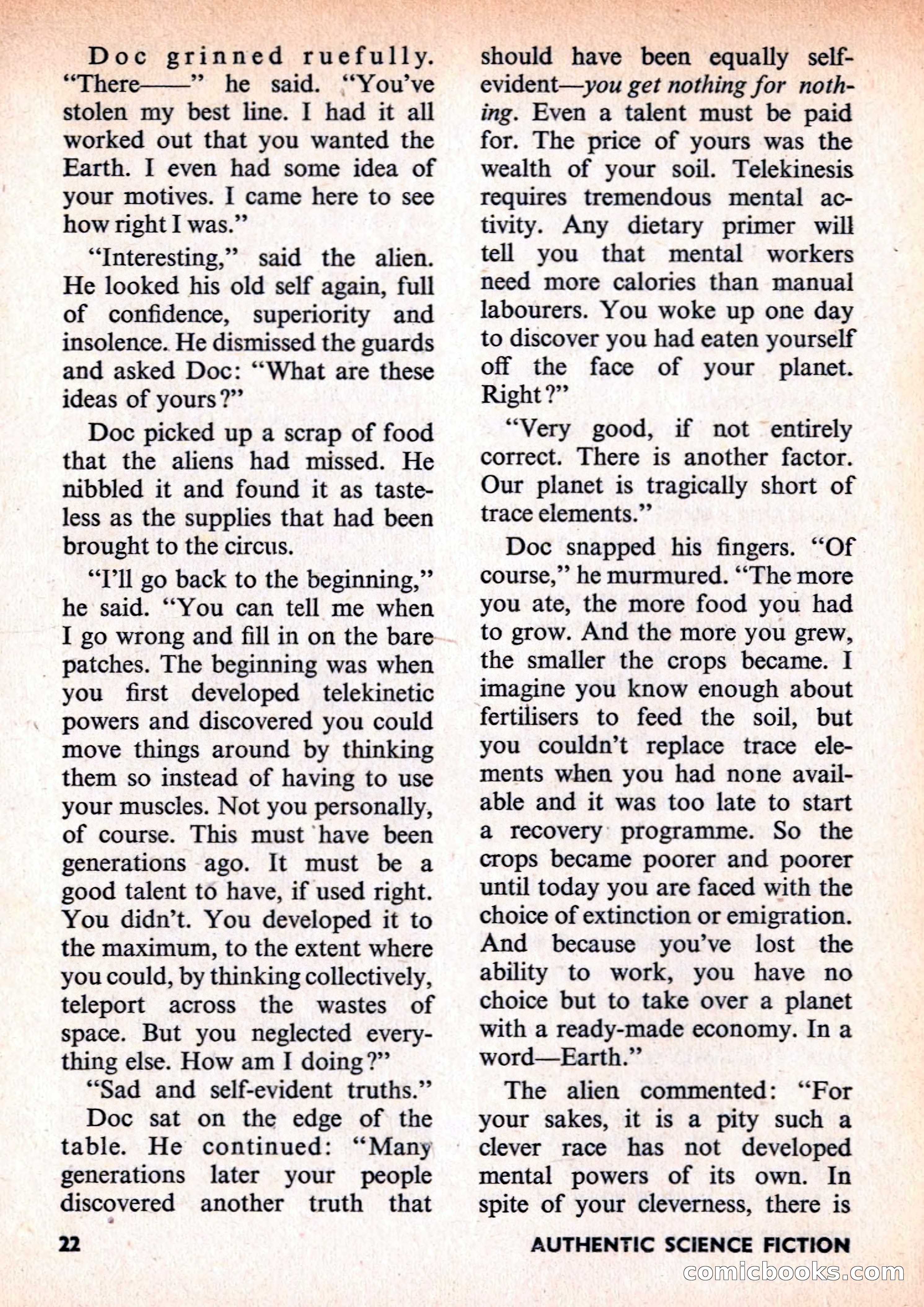 Authentic Science Fiction Monthly No. 85 — page 23 of 130