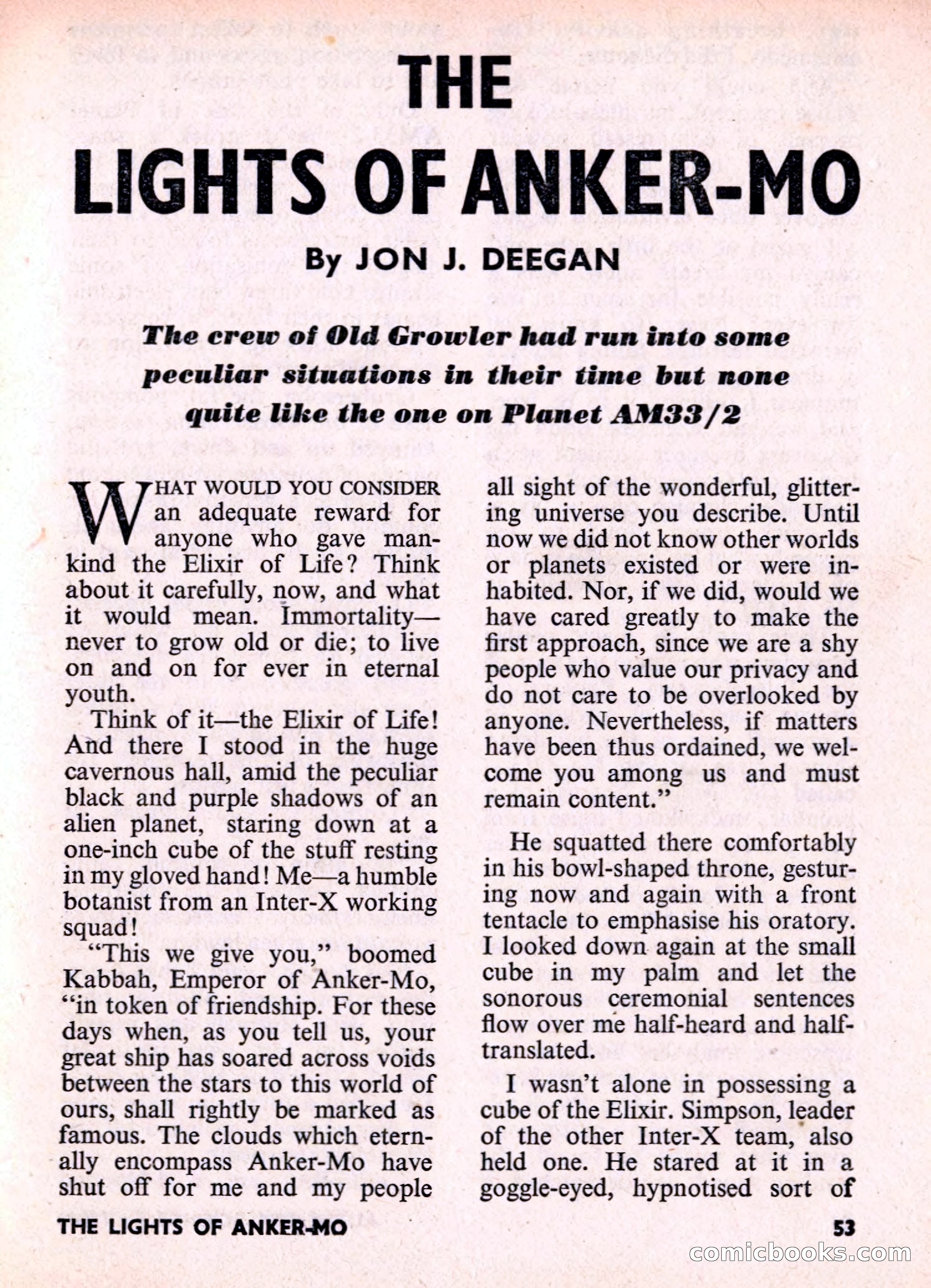 Authentic Science Fiction Monthly No. 85 — page 54 of 130