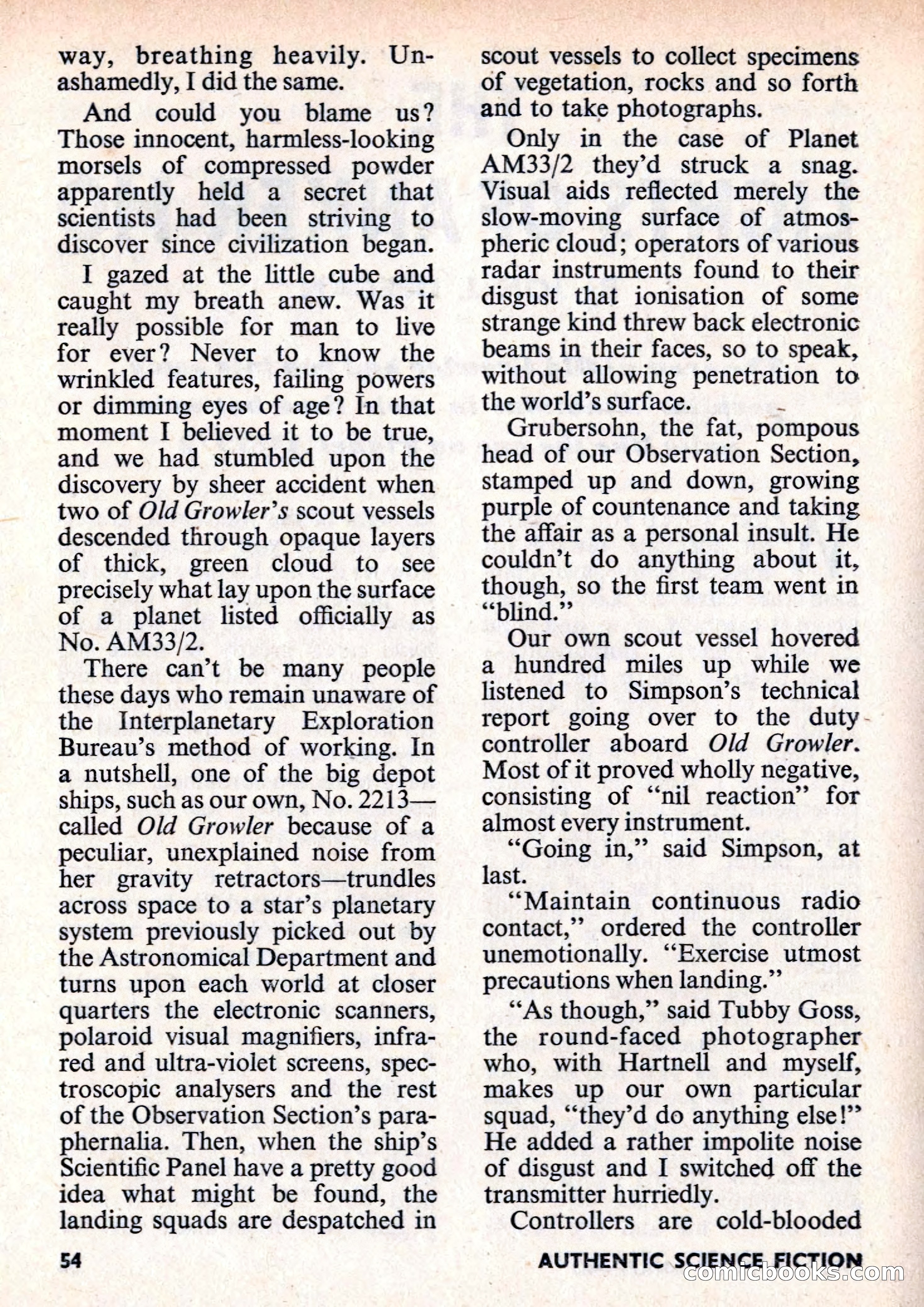 Authentic Science Fiction Monthly No. 85 — page 55 of 130