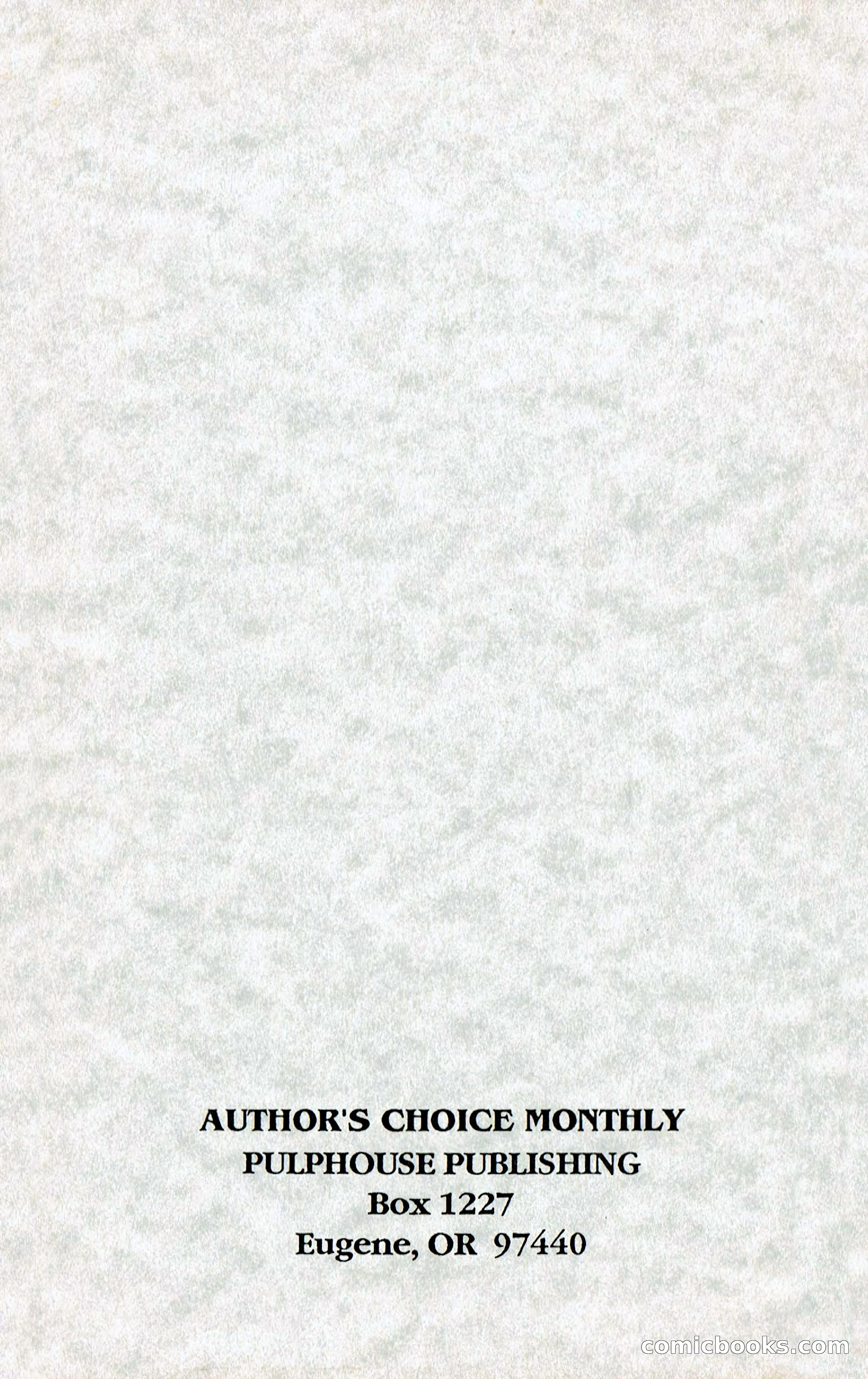 Author's Choice Monthly, Issue 5 — page 130 of 130