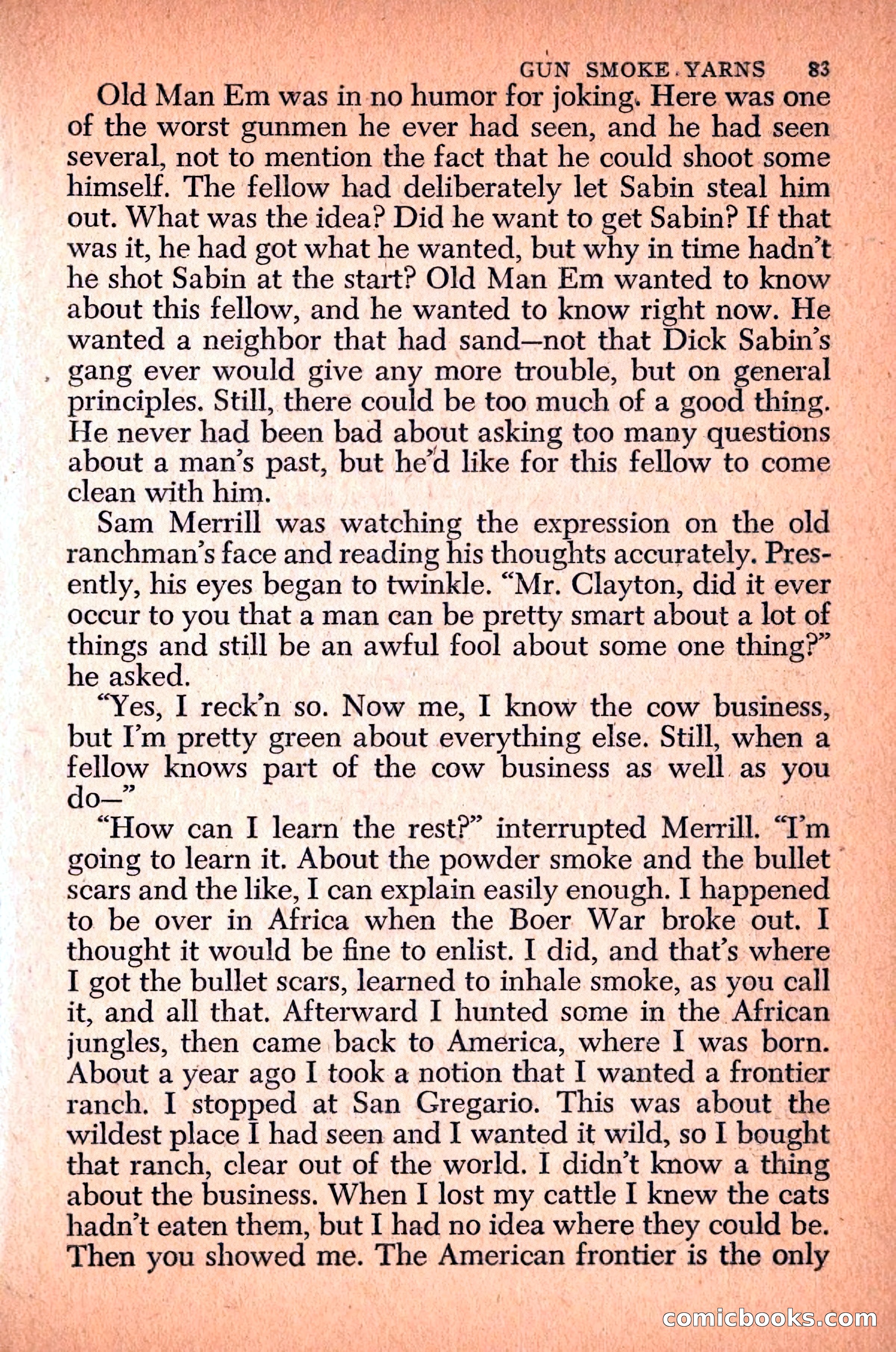 Gunsmoke Yarns — page 87 of 200
