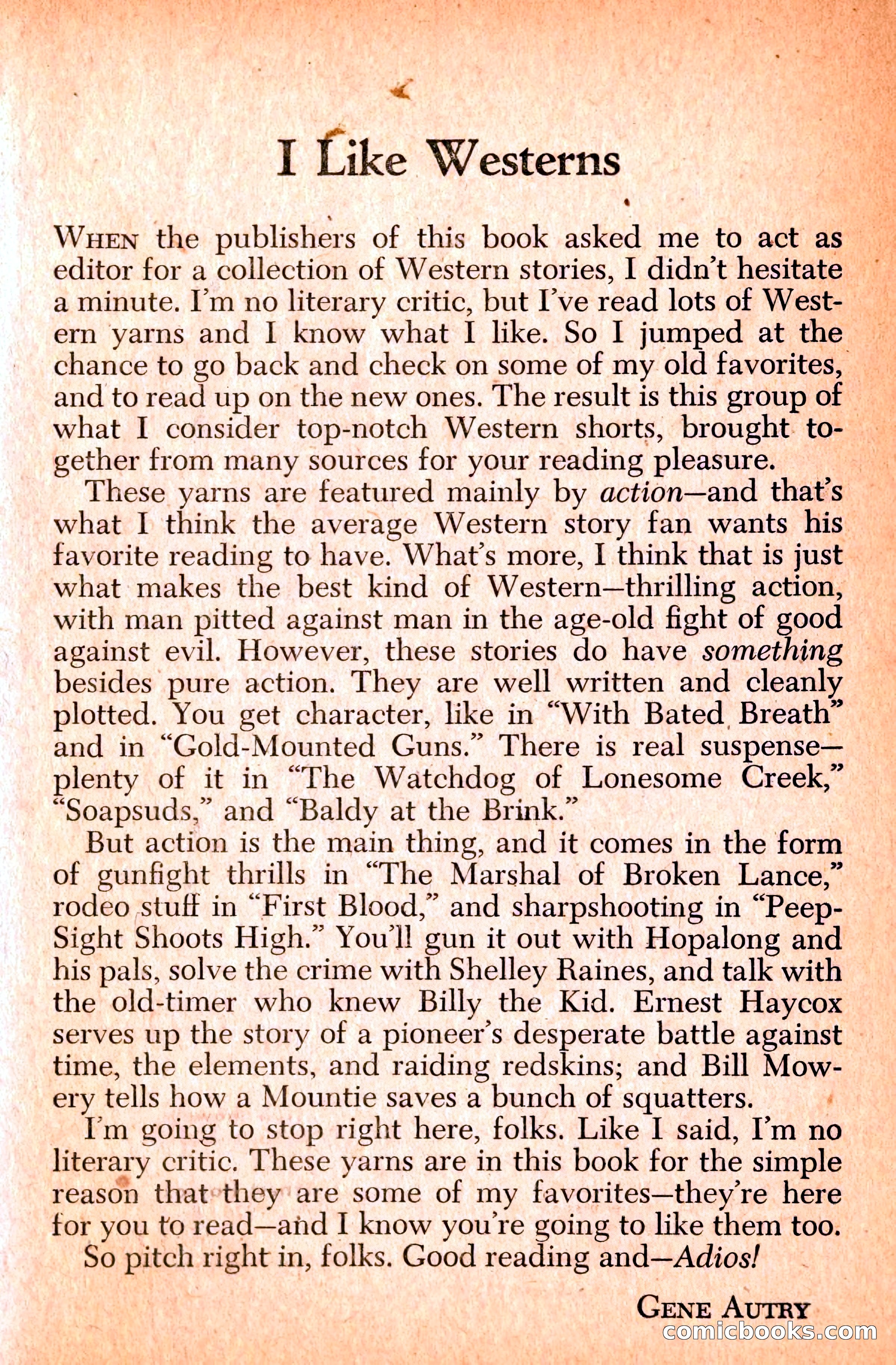 Western Stories, Dell 153 — page 7 of 200