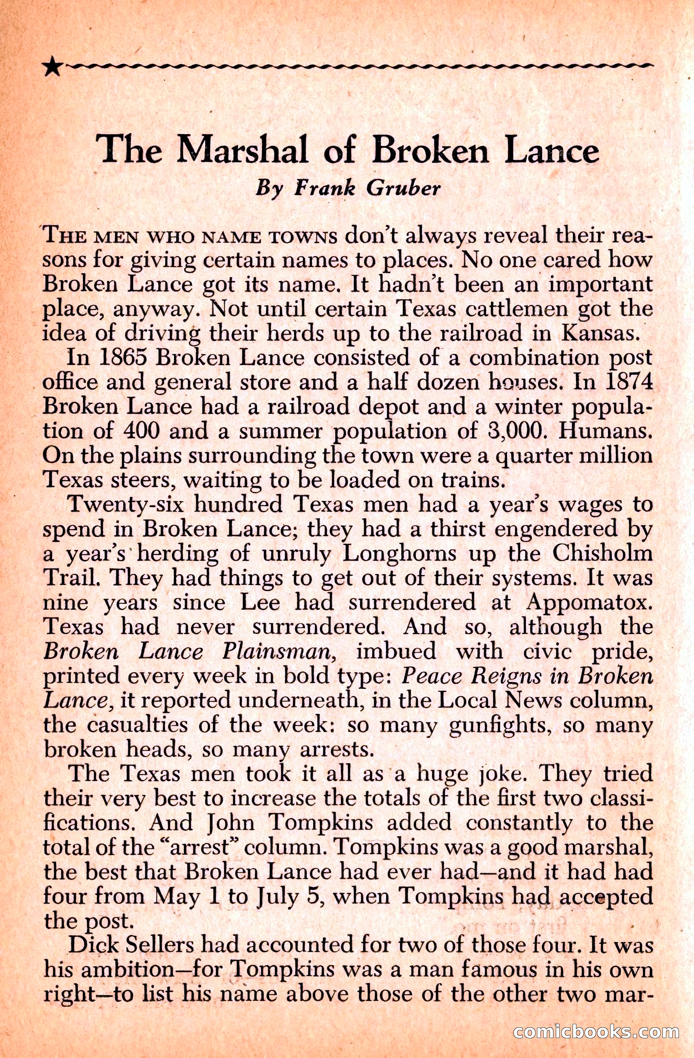 Western Stories, Dell 153 — page 8 of 200