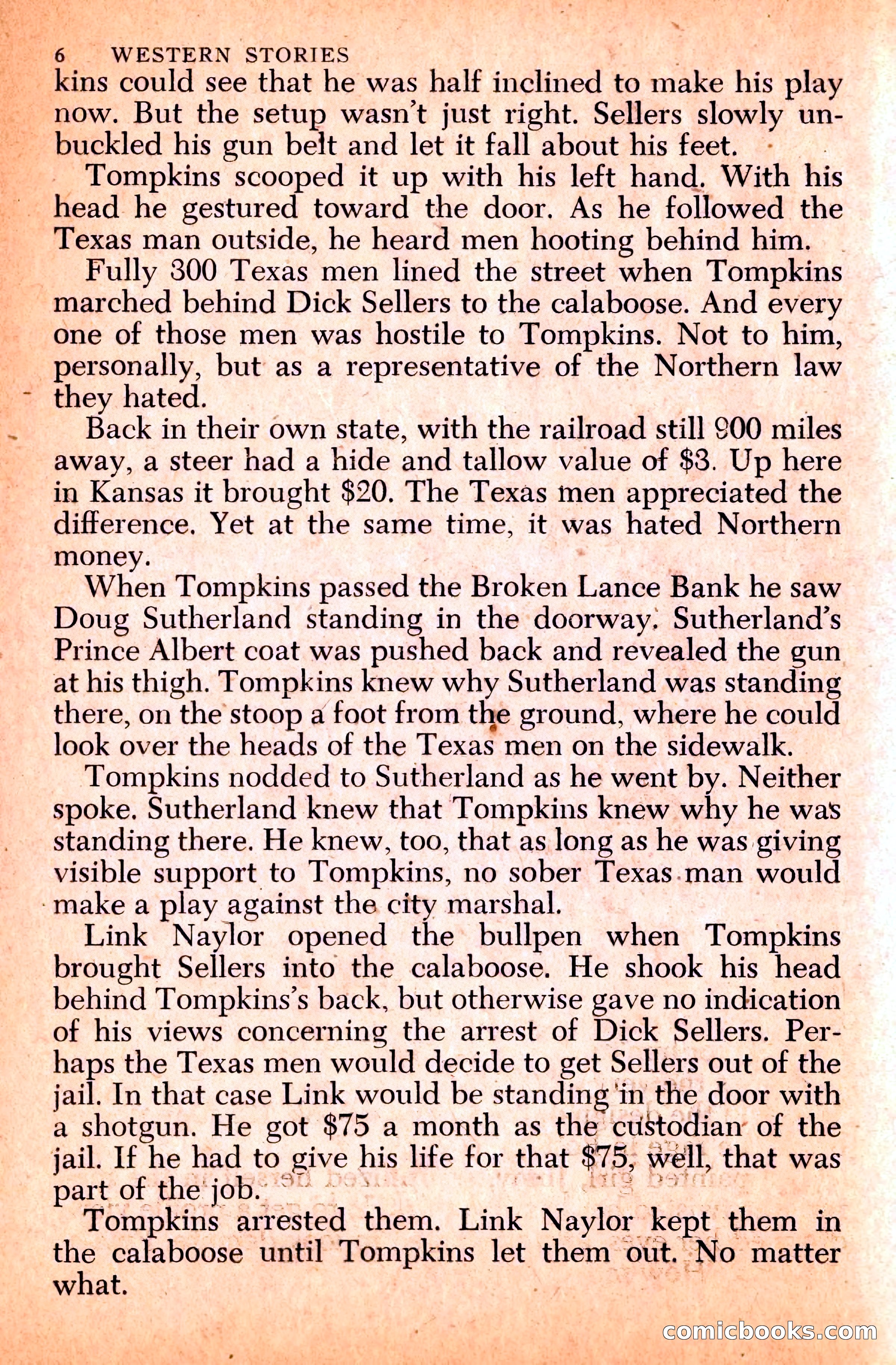 Western Stories, Dell 153 — page 10 of 200