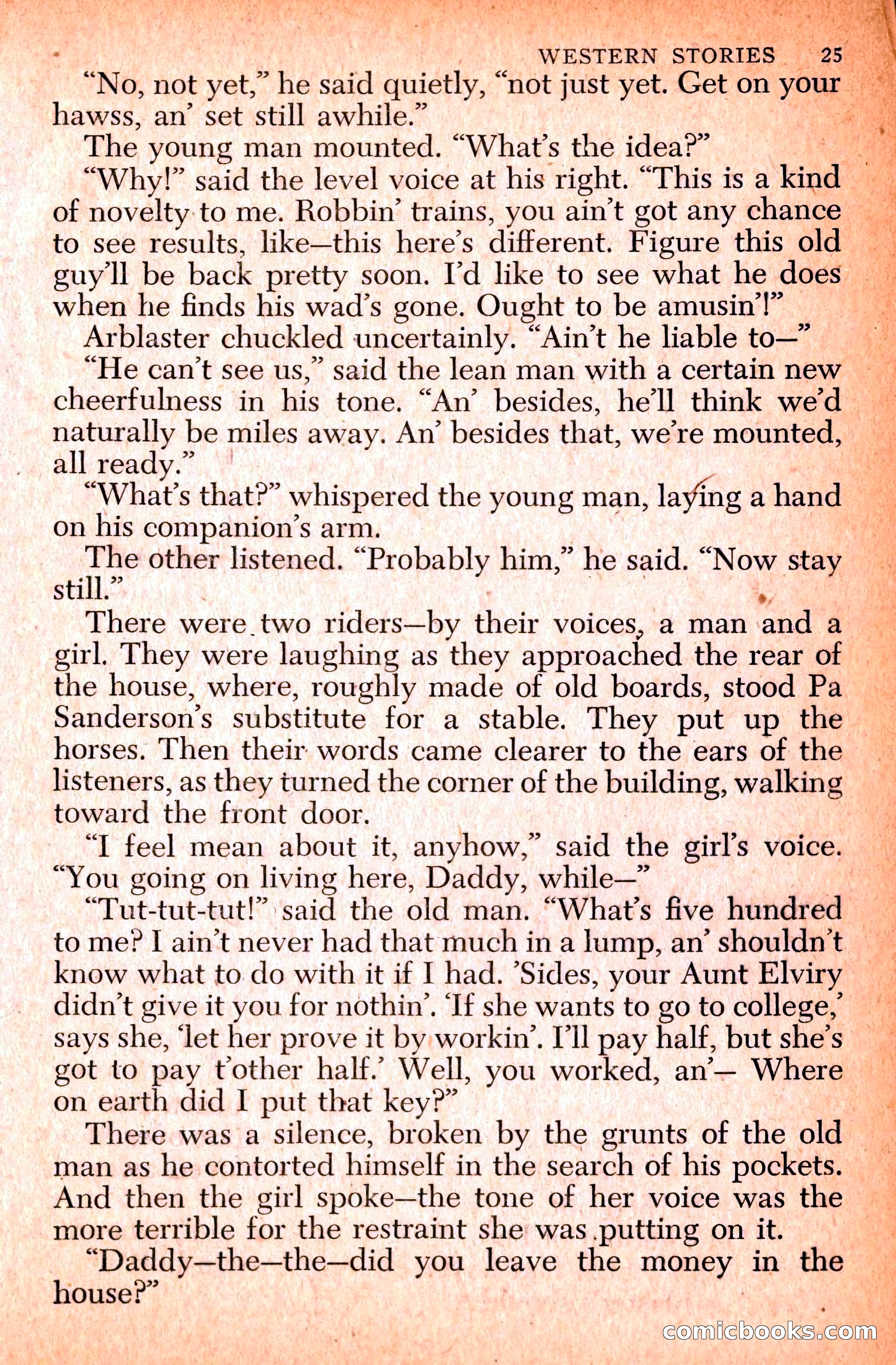 Western Stories, Dell 153 — page 29 of 200