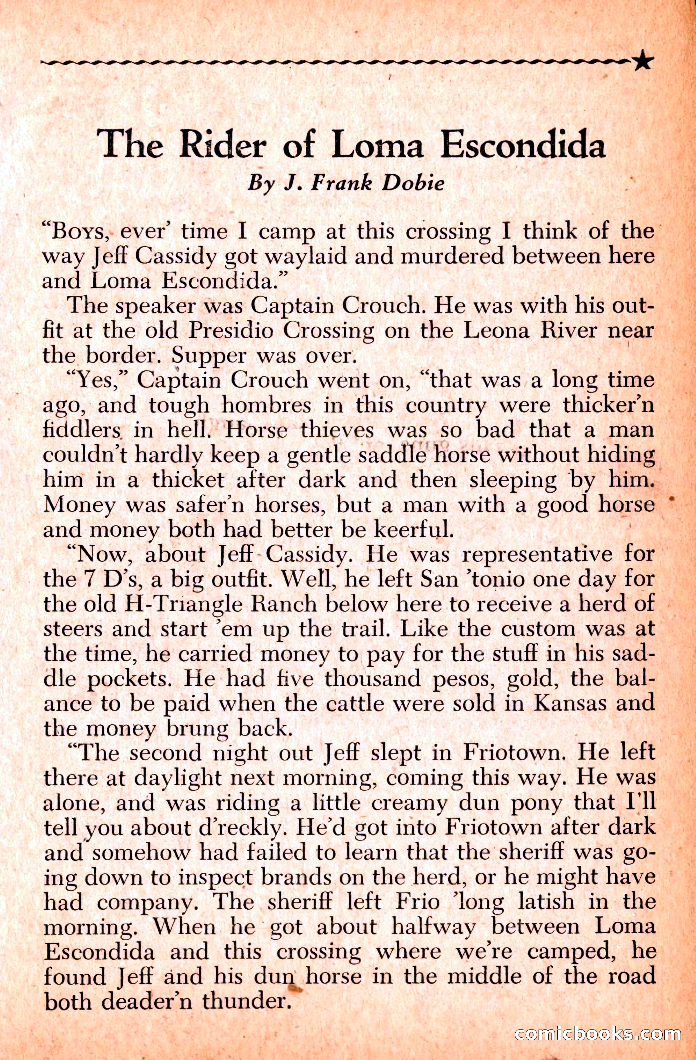 Western Stories, Dell 153 — page 33 of 200