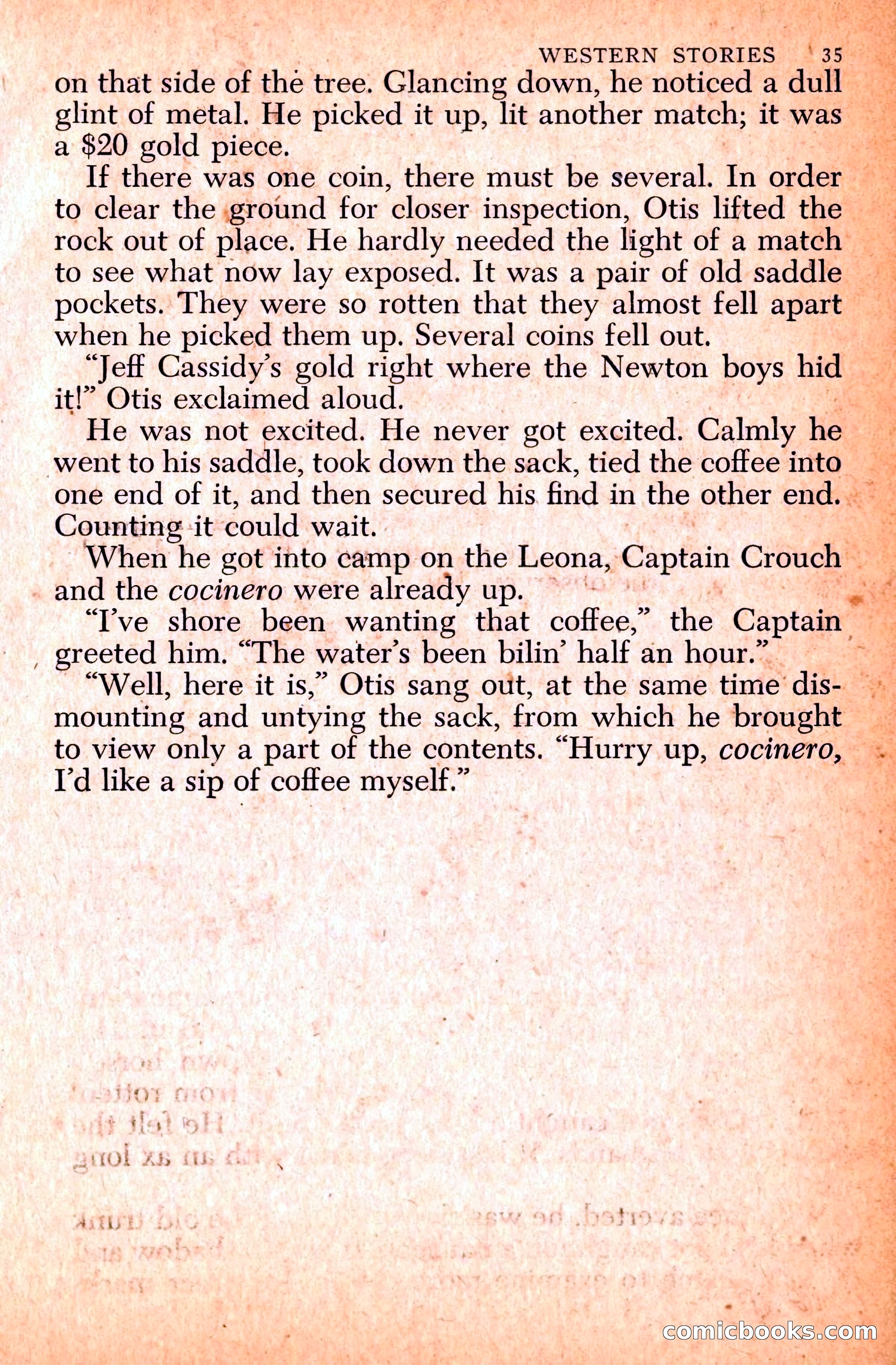 Western Stories, Dell 153 — page 39 of 200