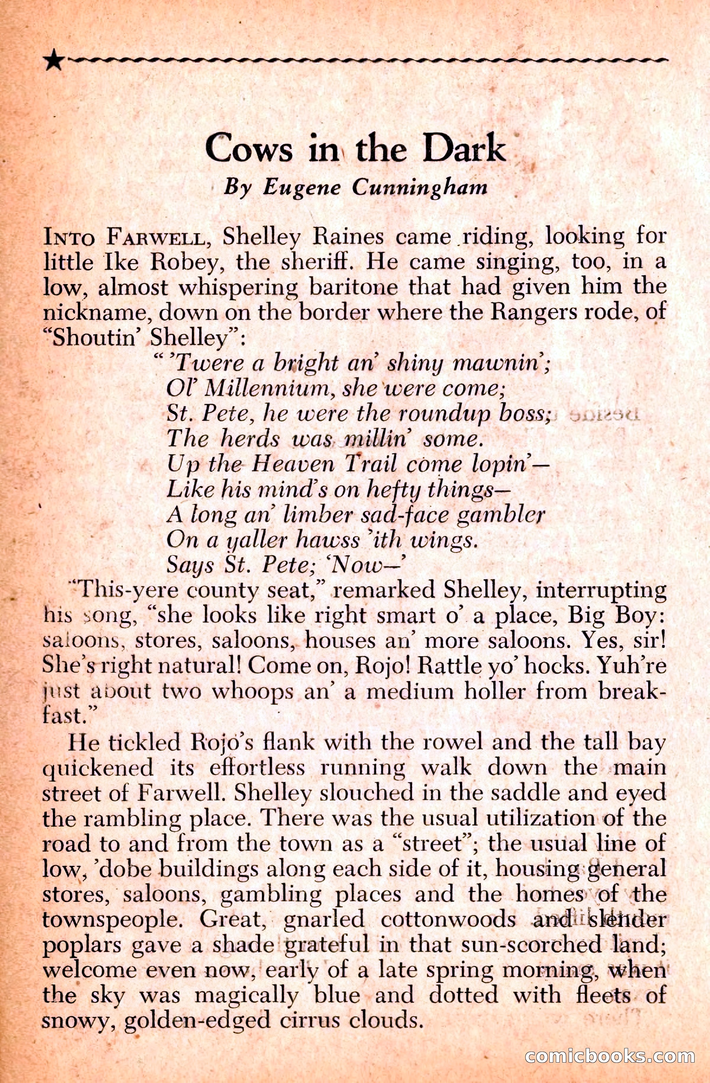 Western Stories, Dell 153 — page 40 of 200