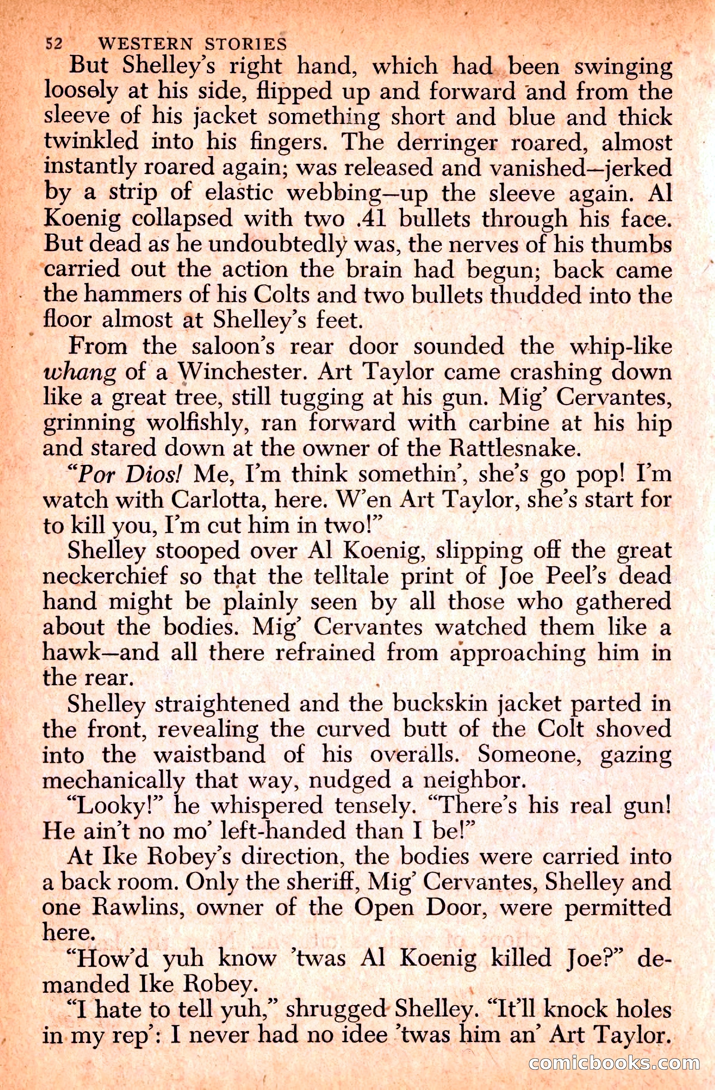 Western Stories, Dell 153 — page 56 of 200