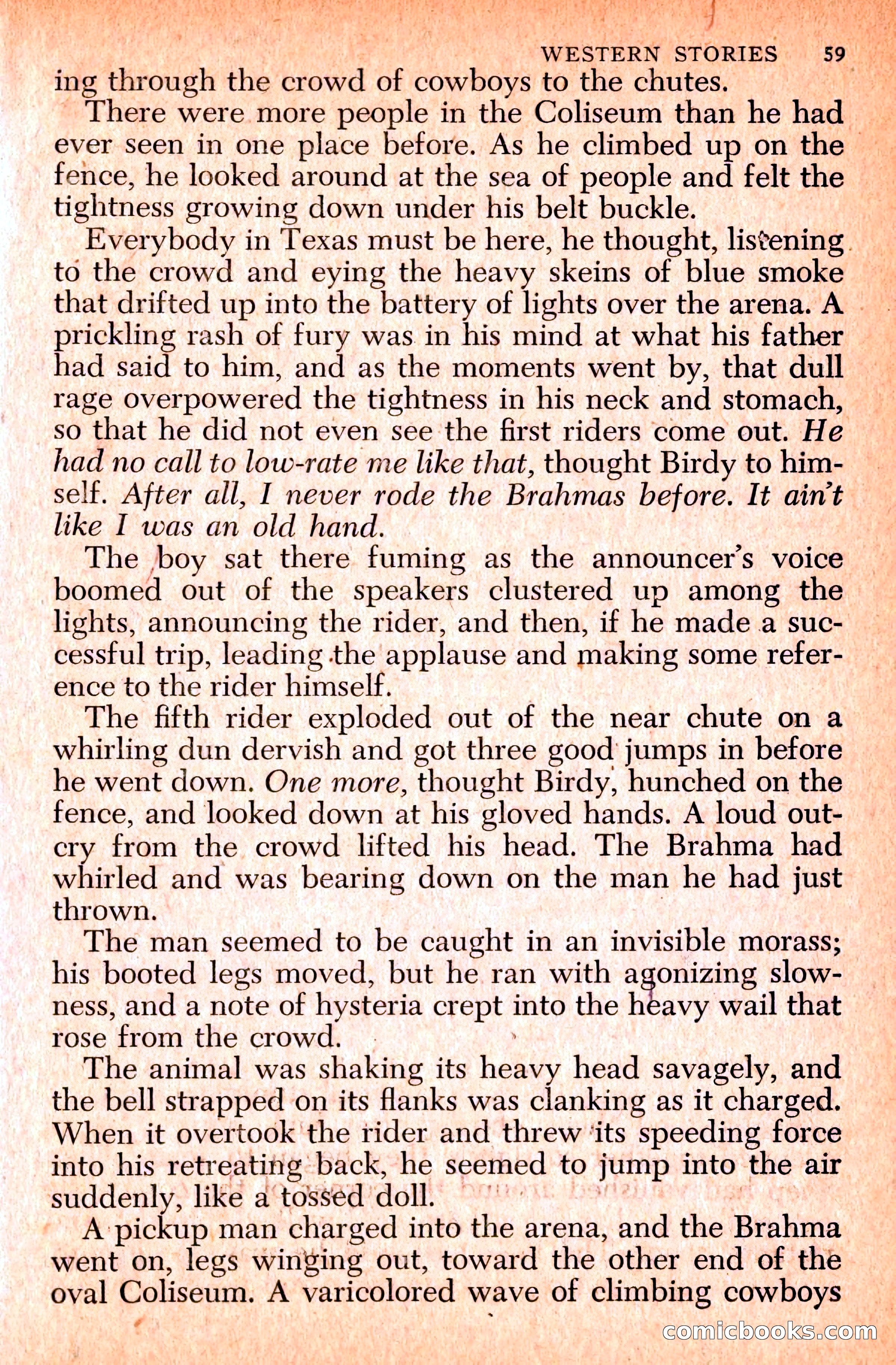 Western Stories, Dell 153 — page 63 of 200