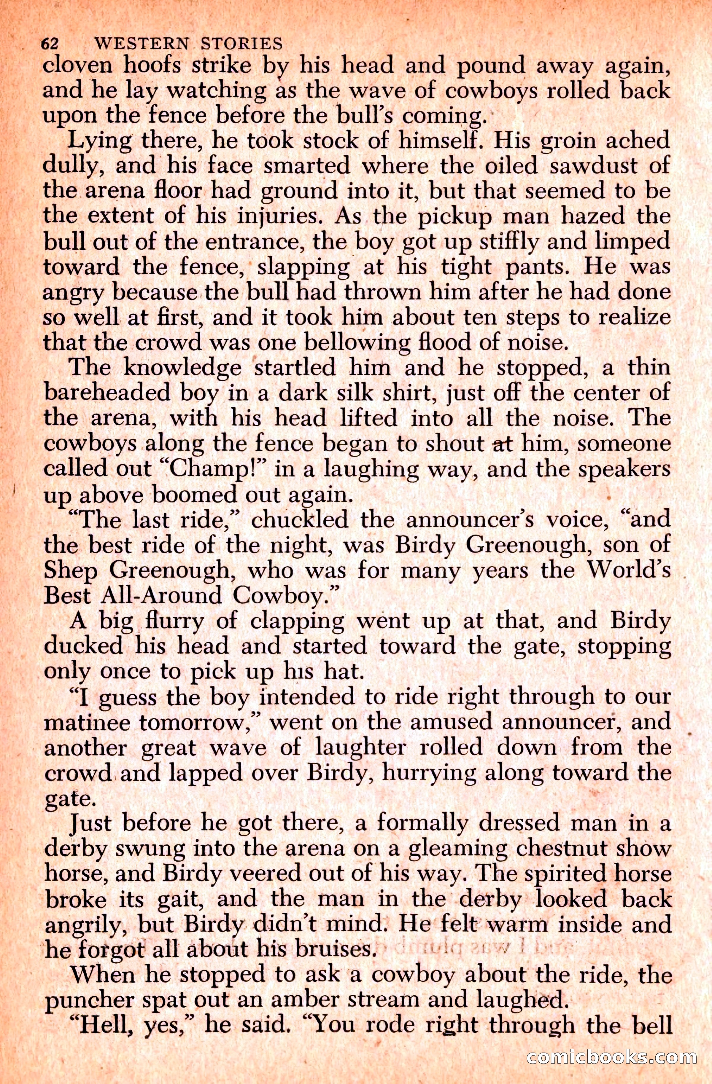 Western Stories, Dell 153 — page 66 of 200