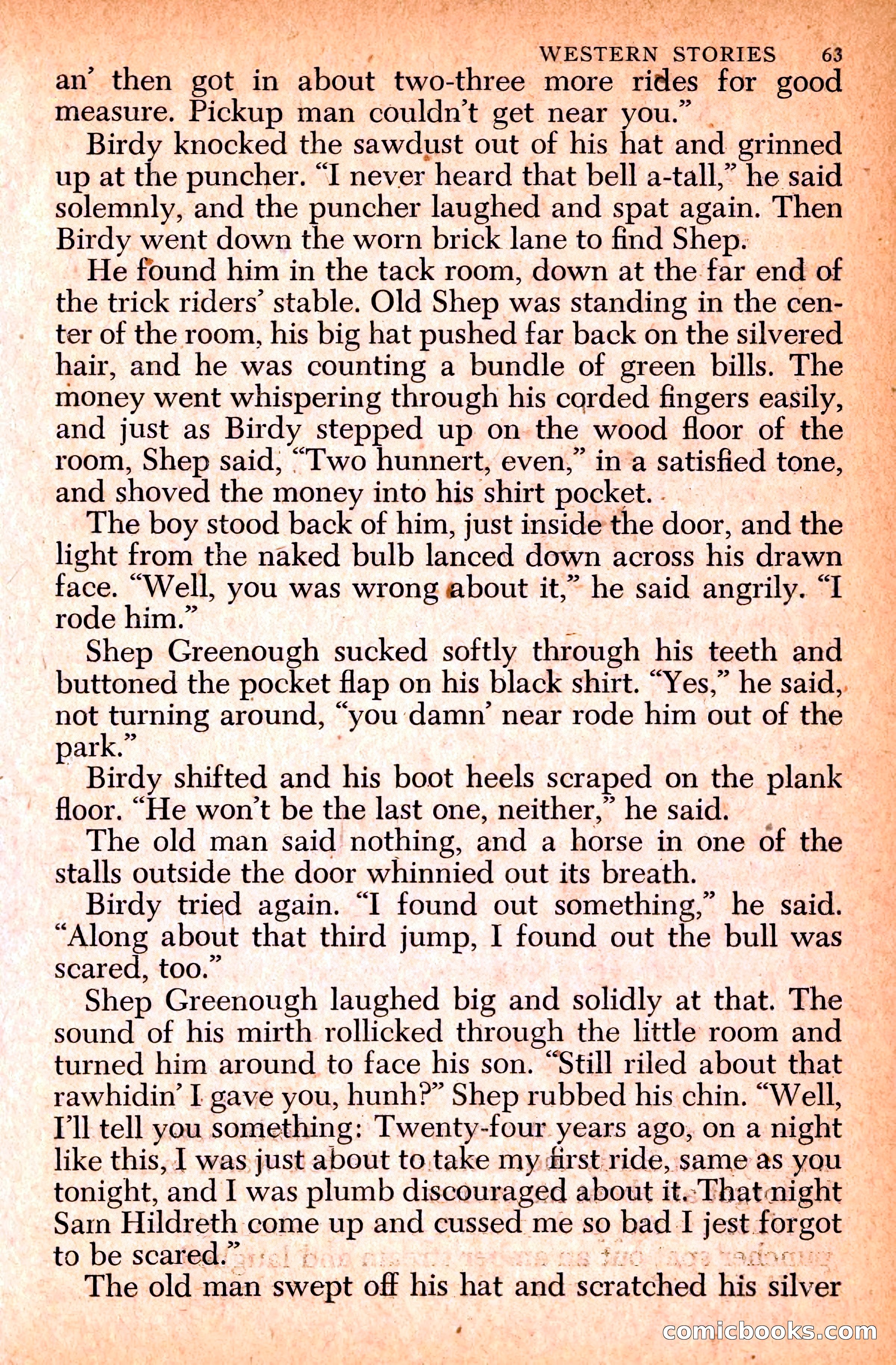 Western Stories, Dell 153 — page 67 of 200
