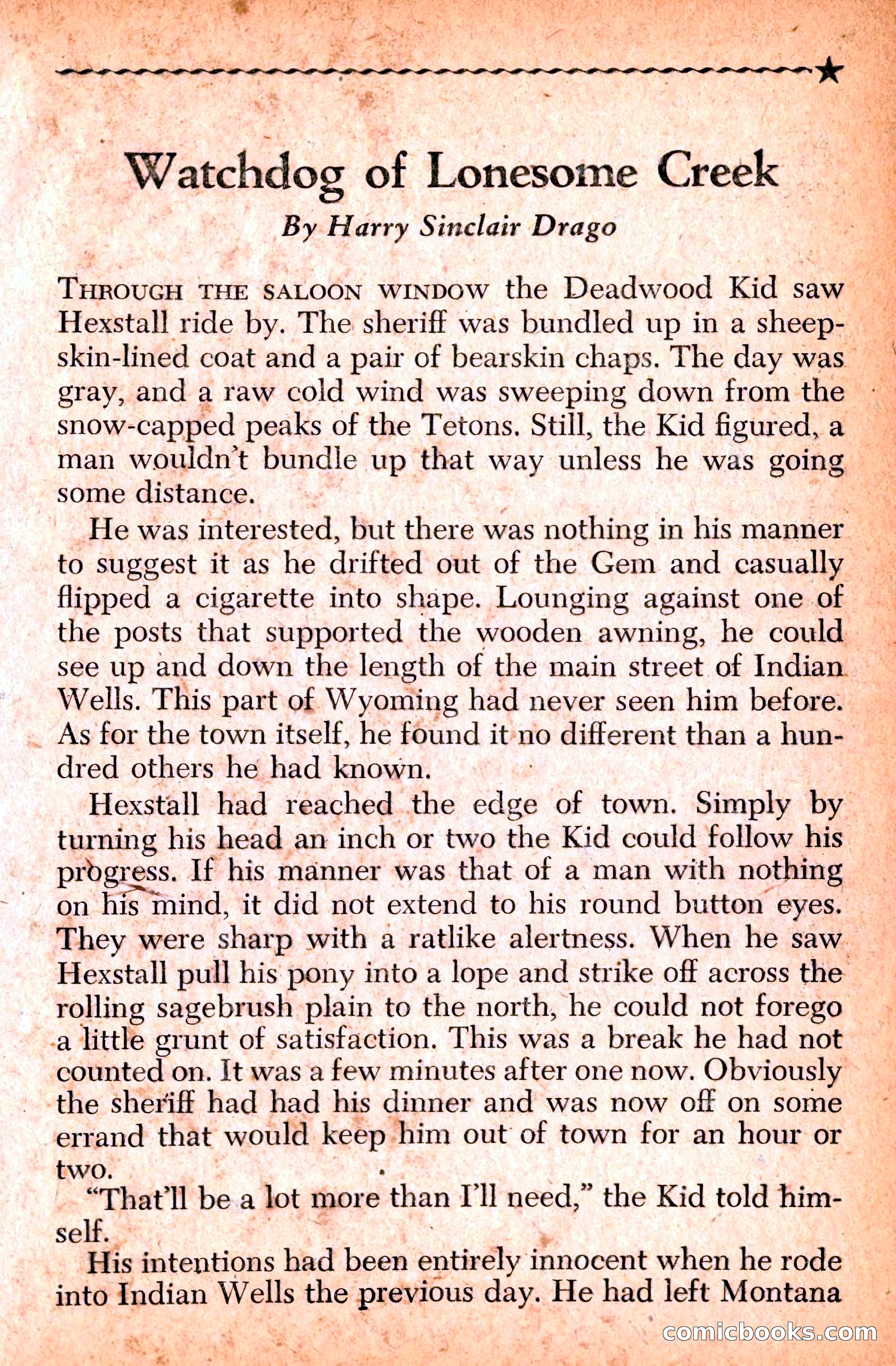 Western Stories, Dell 153 — page 69 of 200