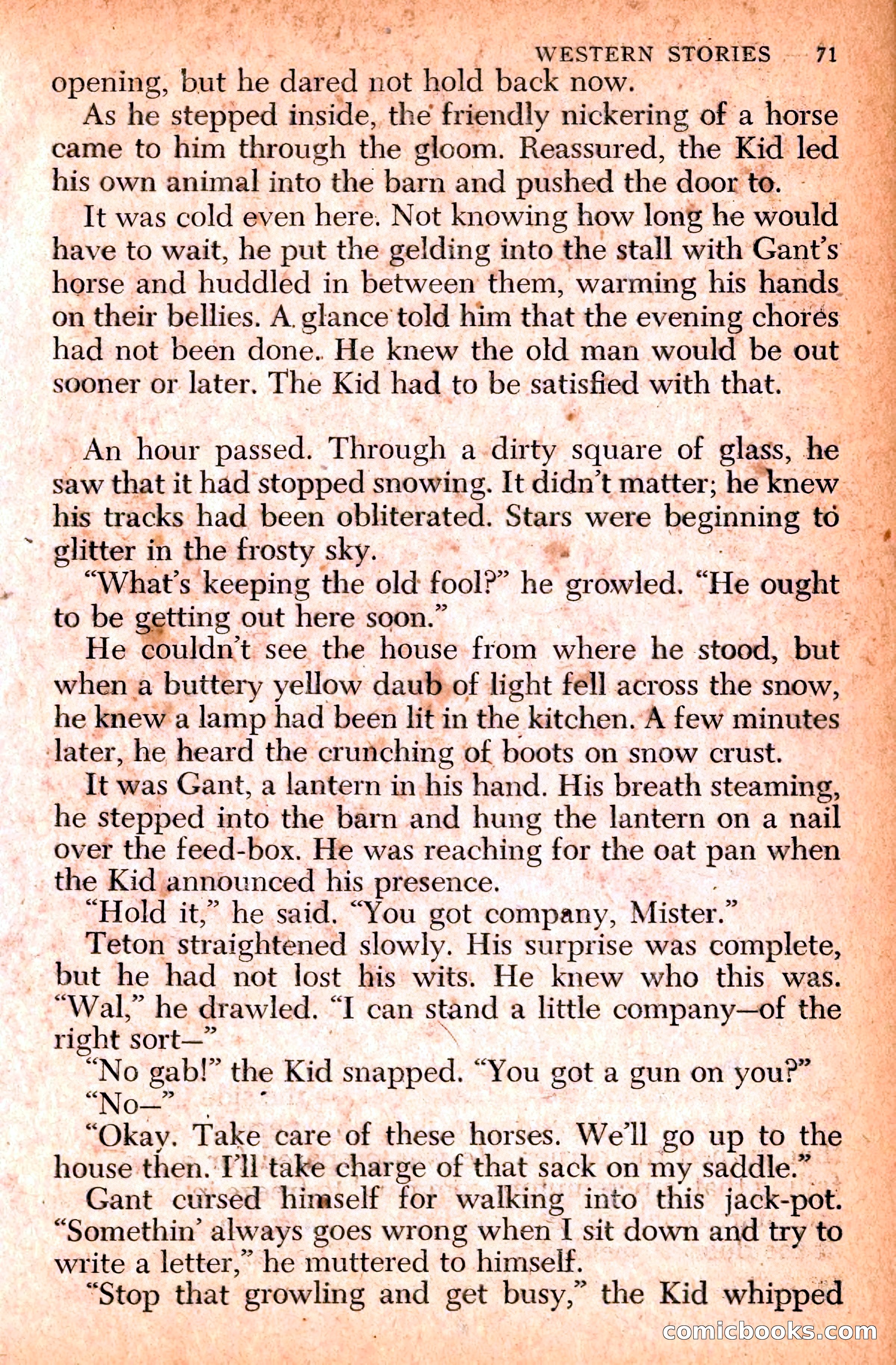 Western Stories, Dell 153 — page 75 of 200
