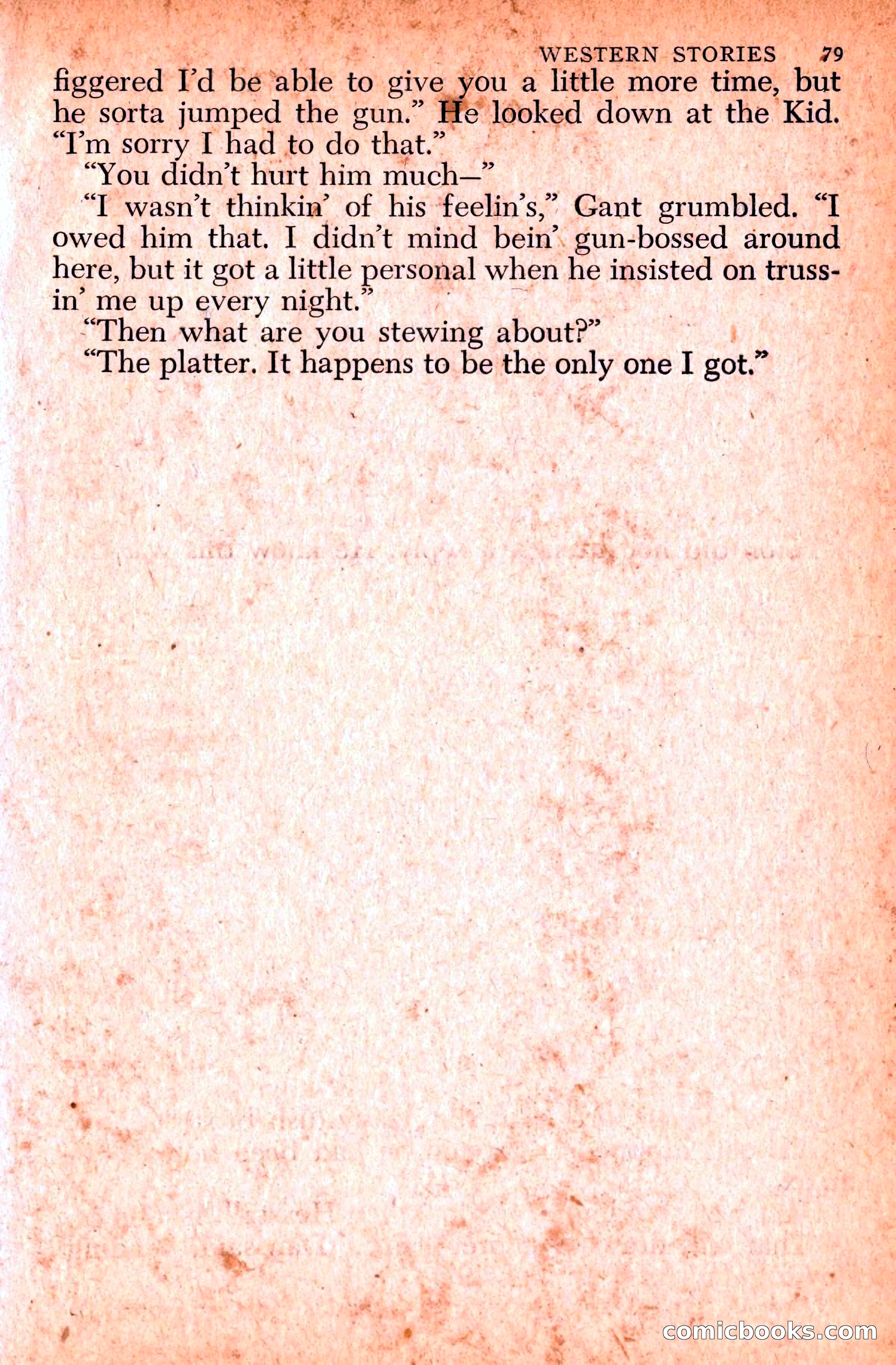 Western Stories, Dell 153 — page 83 of 200