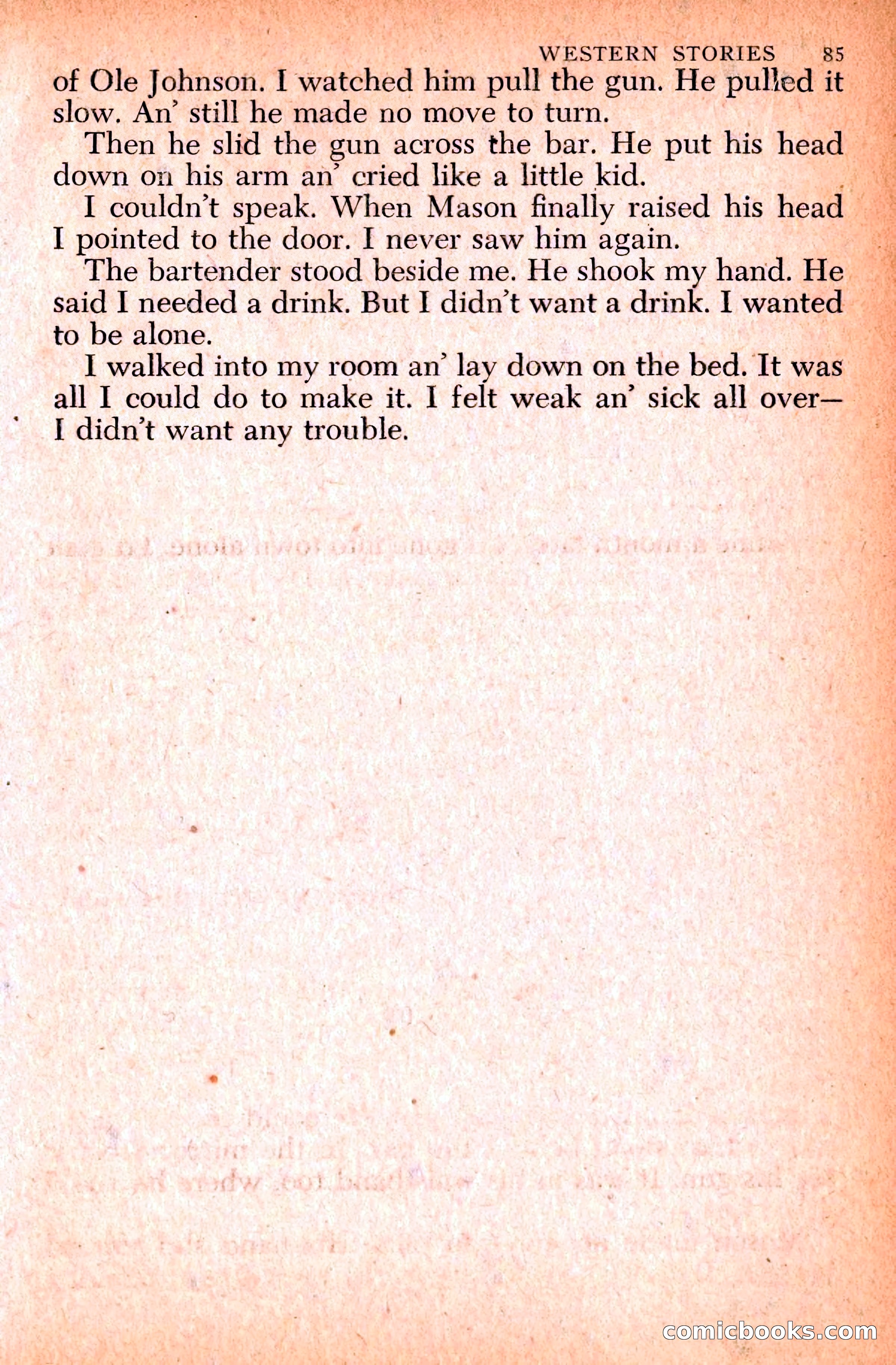 Western Stories, Dell 153 — page 89 of 200
