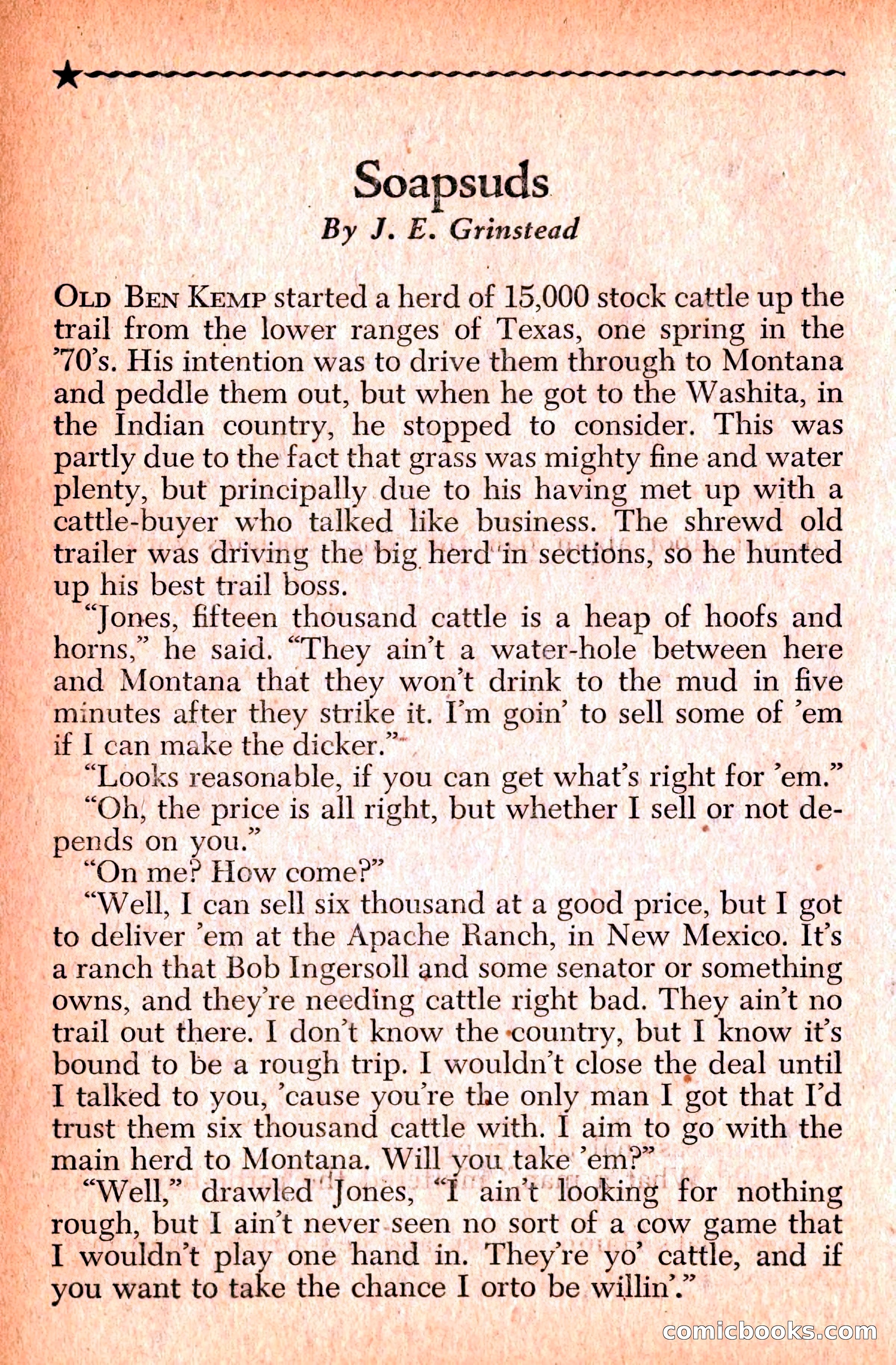 Western Stories, Dell 153 — page 90 of 200