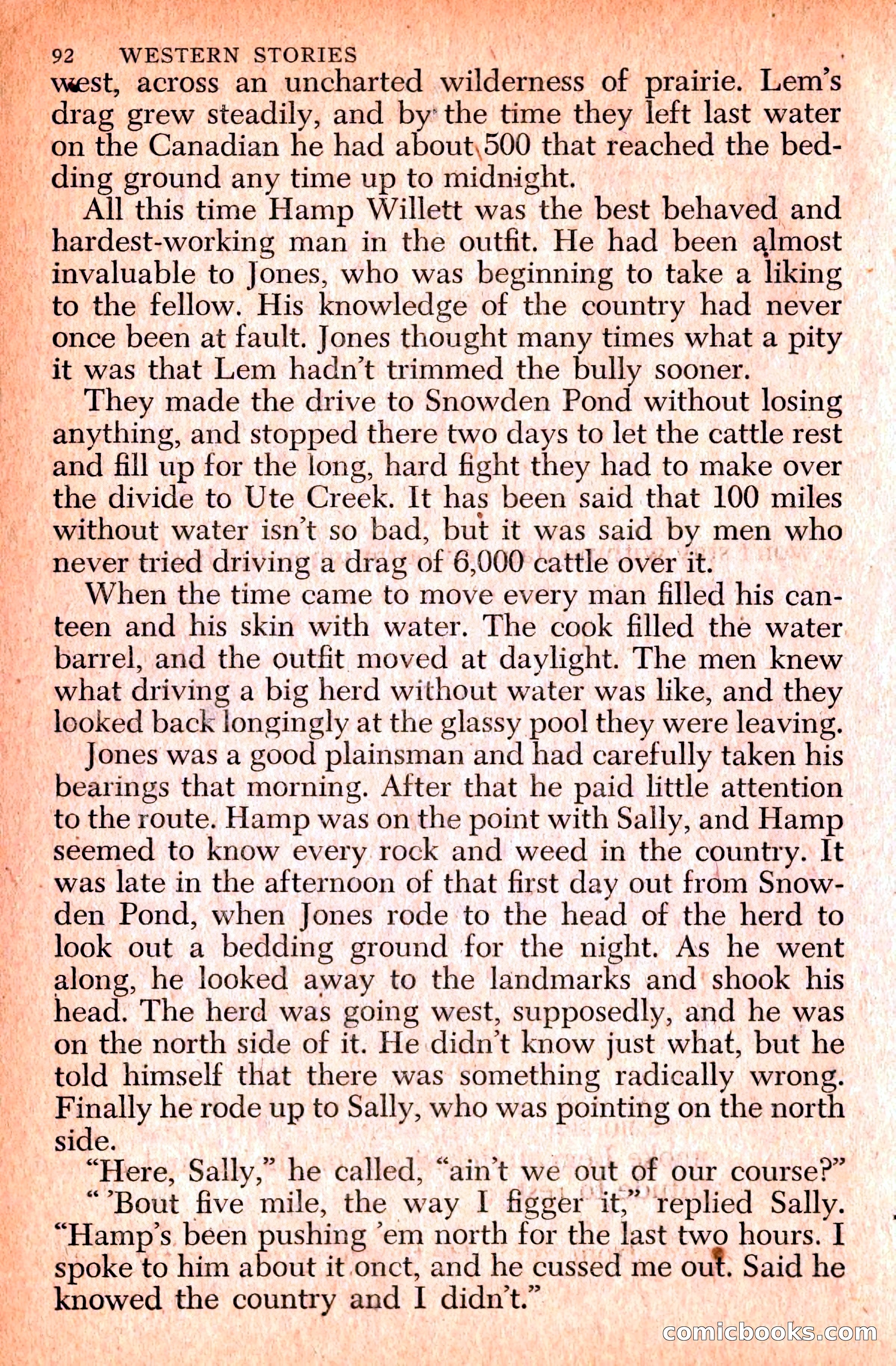 Western Stories, Dell 153 — page 96 of 200