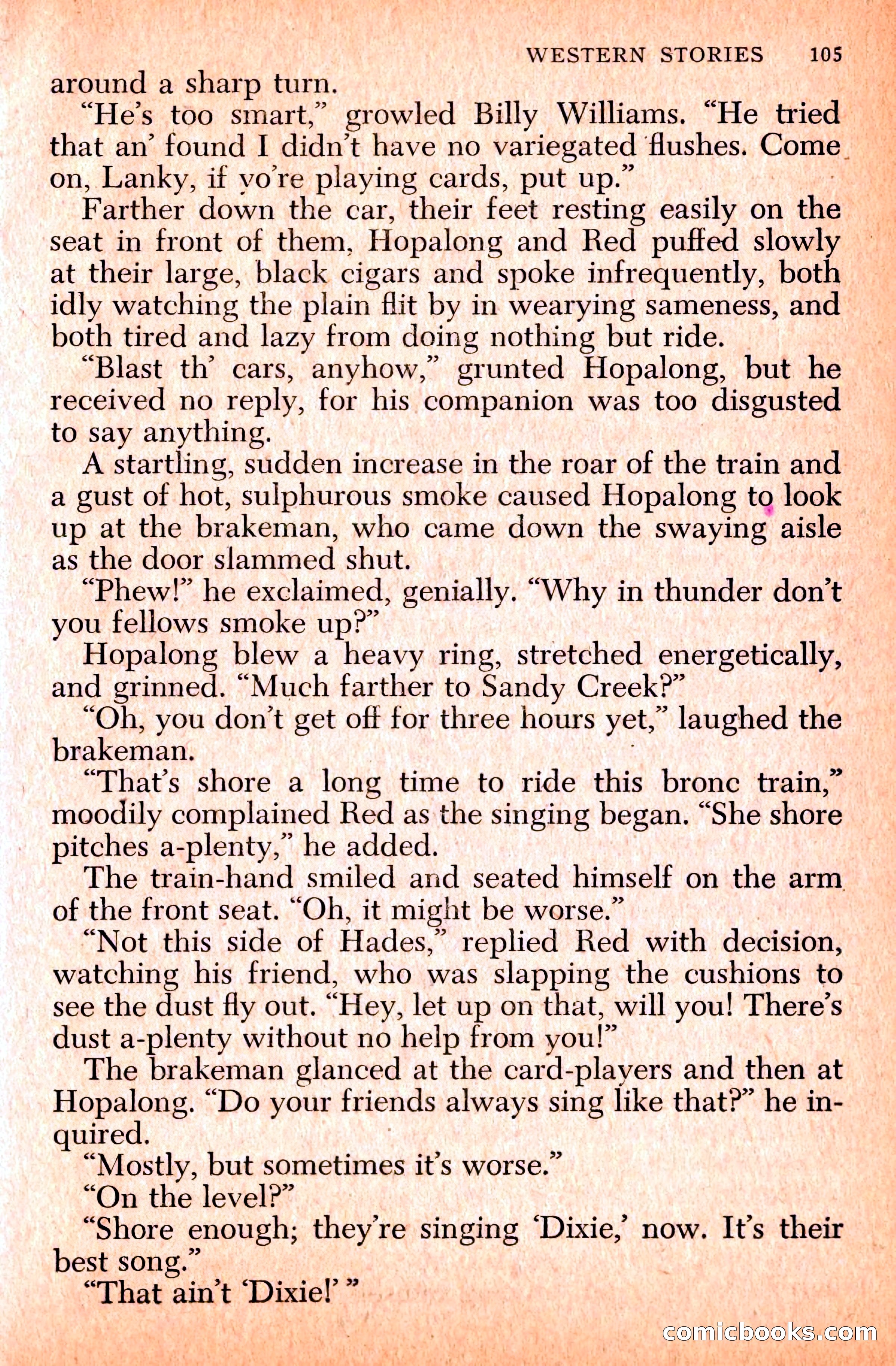 Western Stories, Dell 153 — page 109 of 200