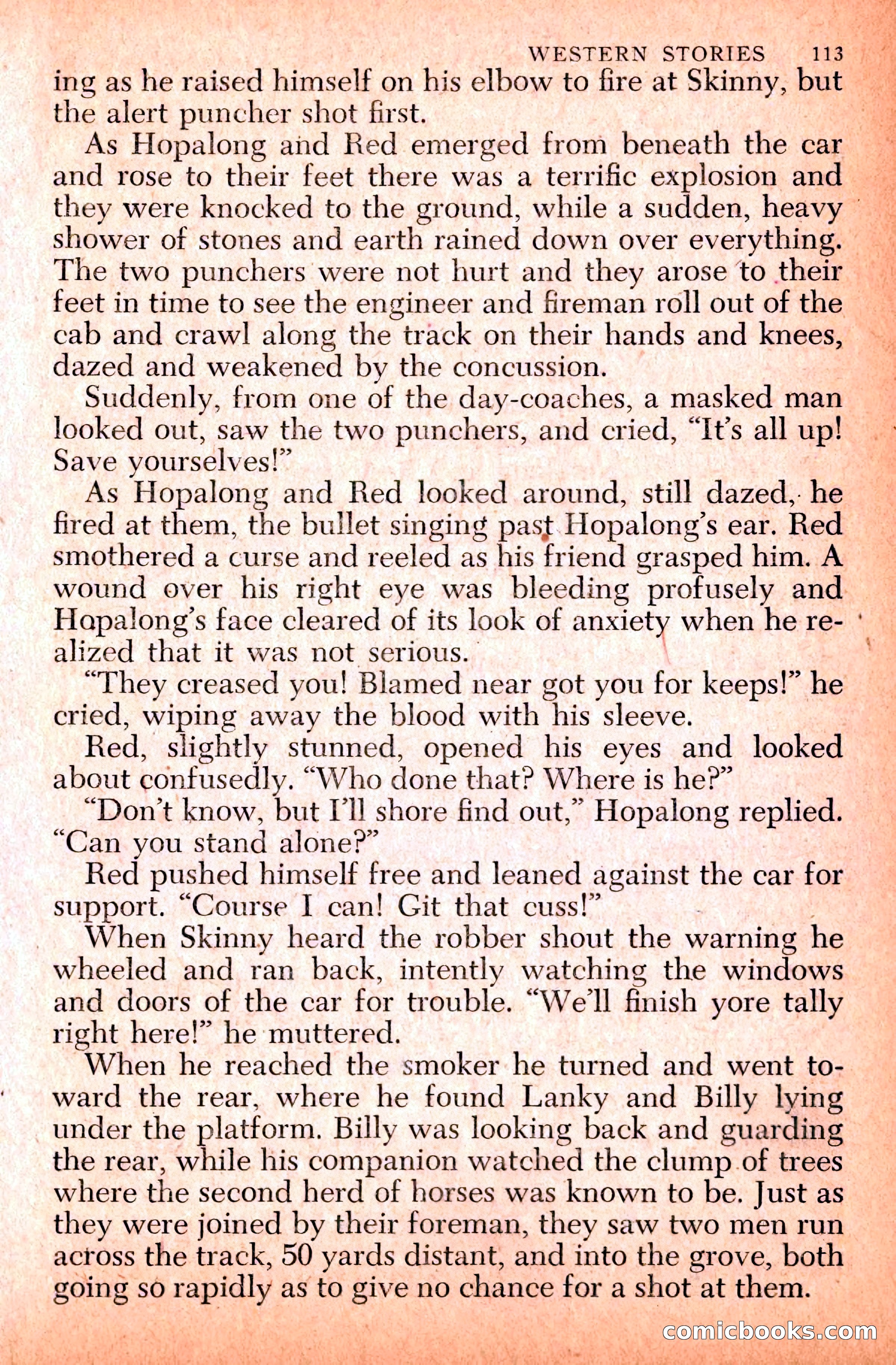 Western Stories, Dell 153 — page 117 of 200