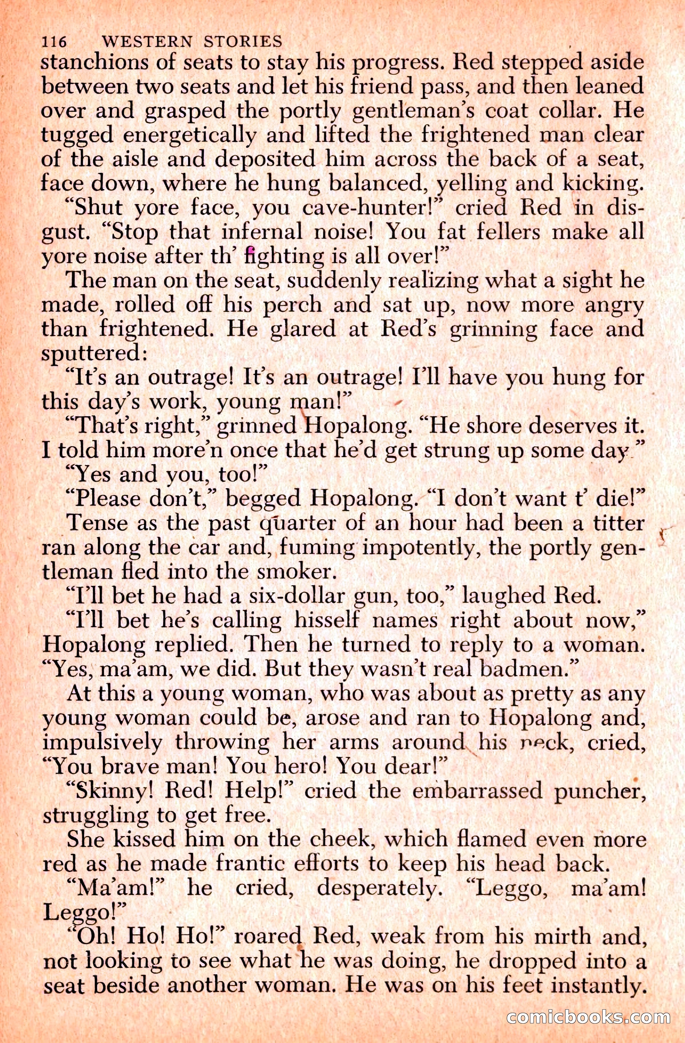 Western Stories, Dell 153 — page 120 of 200