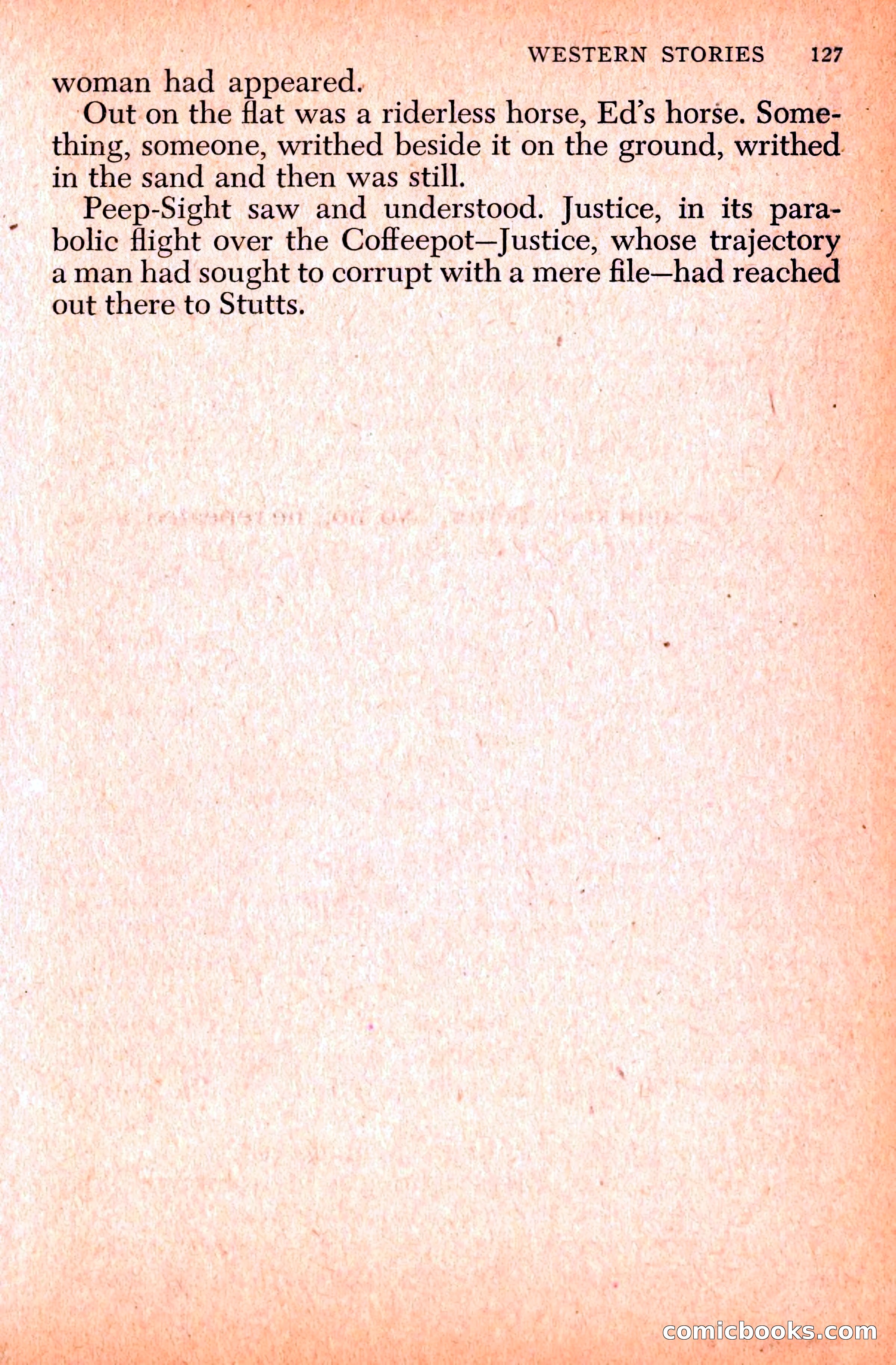 Western Stories, Dell 153 — page 131 of 200