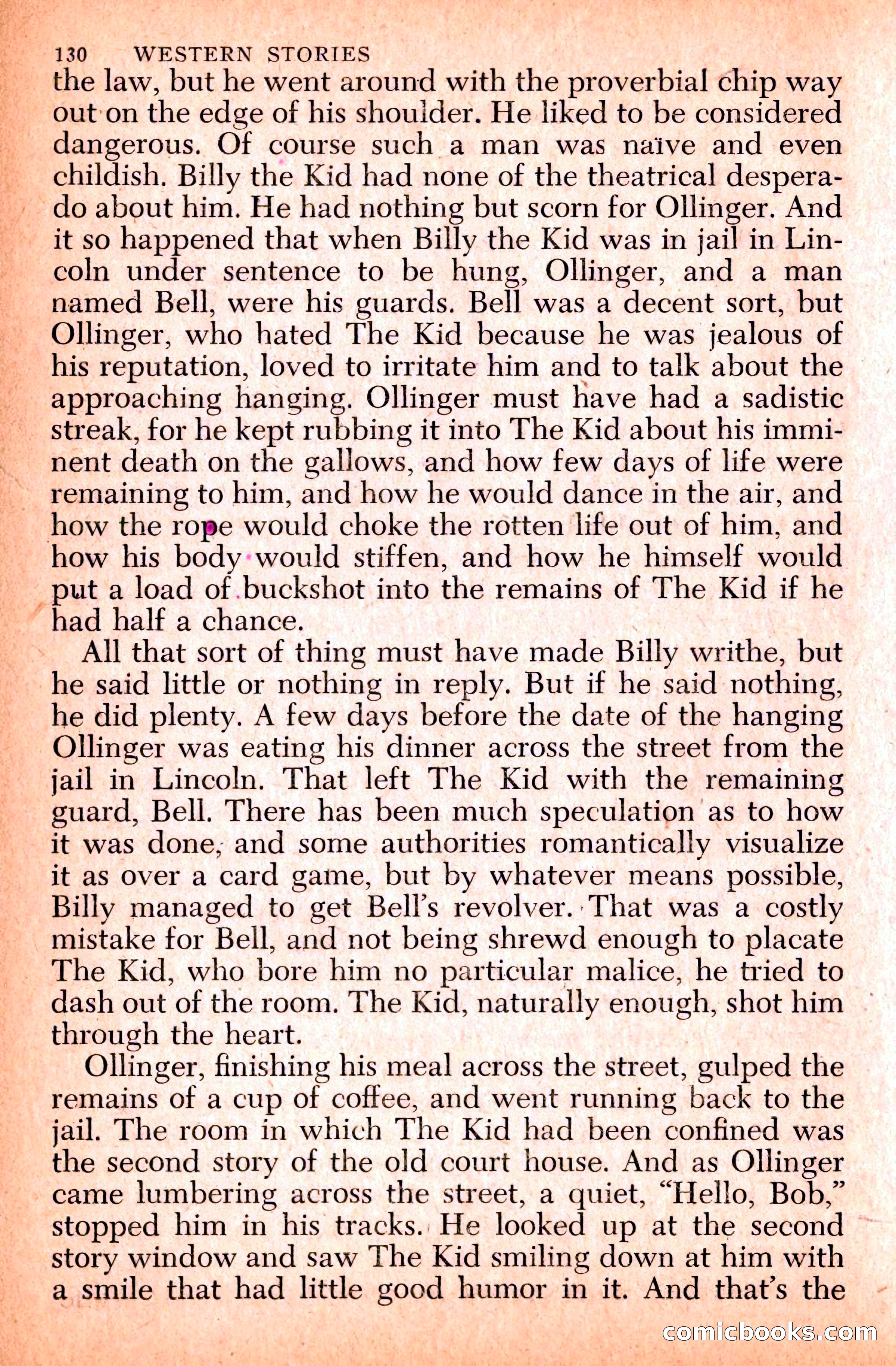 Western Stories, Dell 153 — page 134 of 200