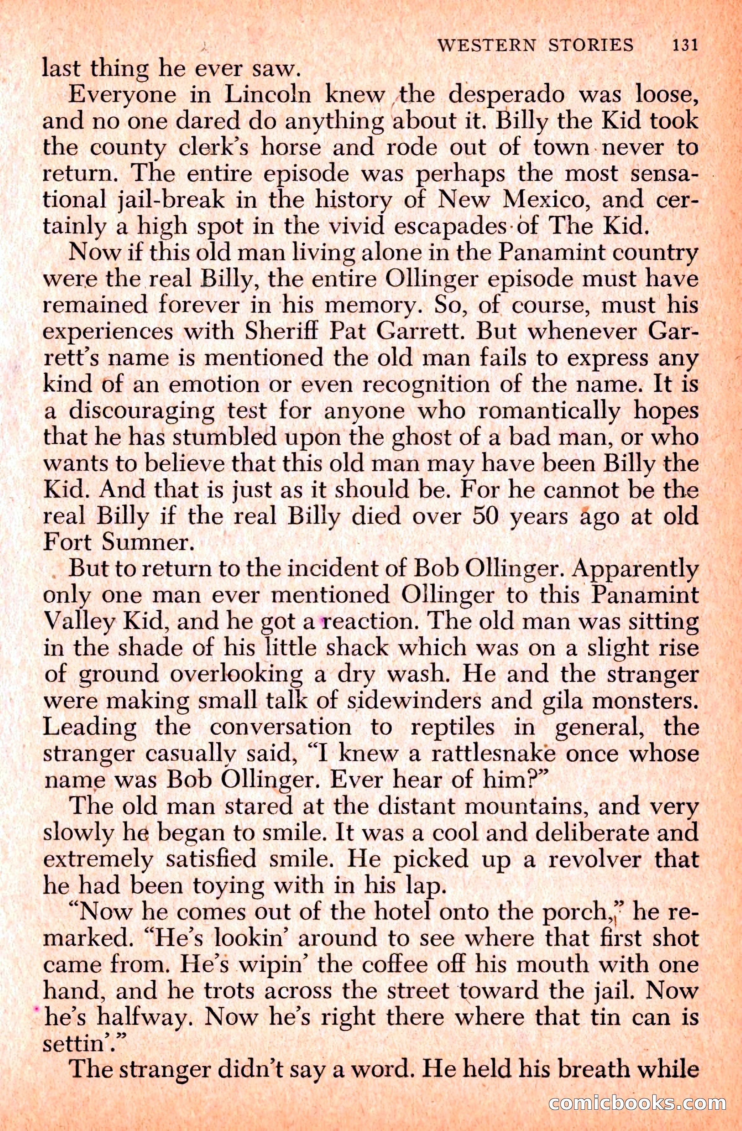 Western Stories, Dell 153 — page 135 of 200