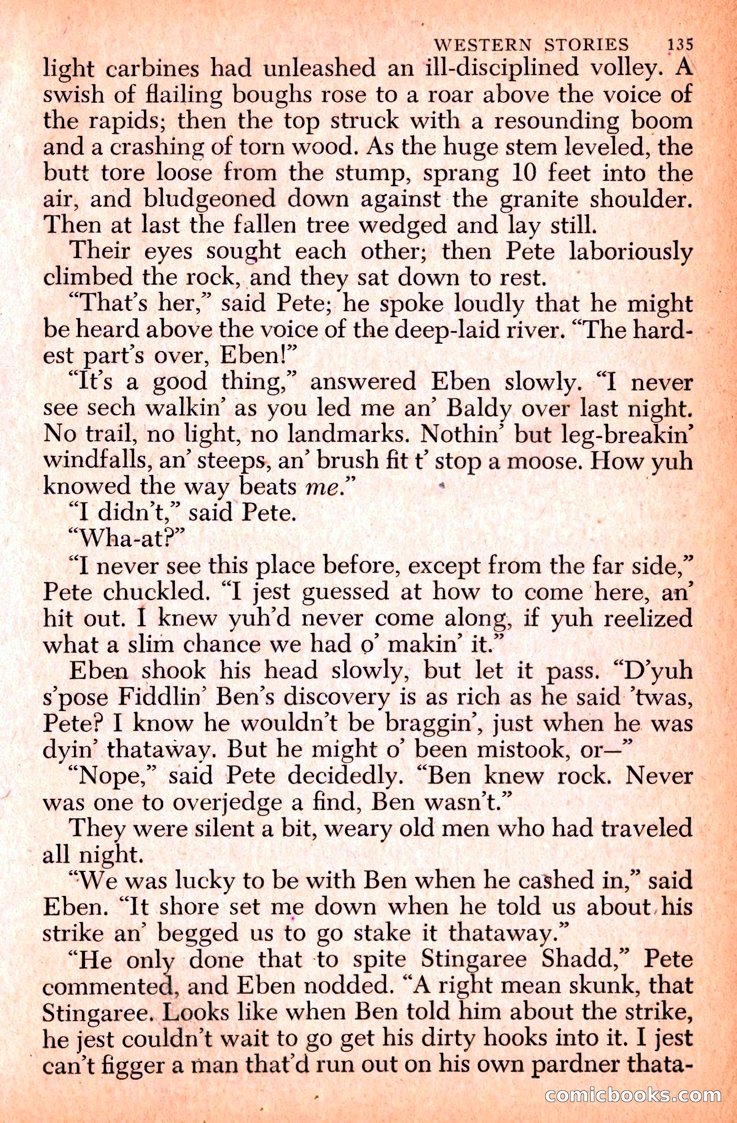 Western Stories, Dell 153 — page 139 of 200