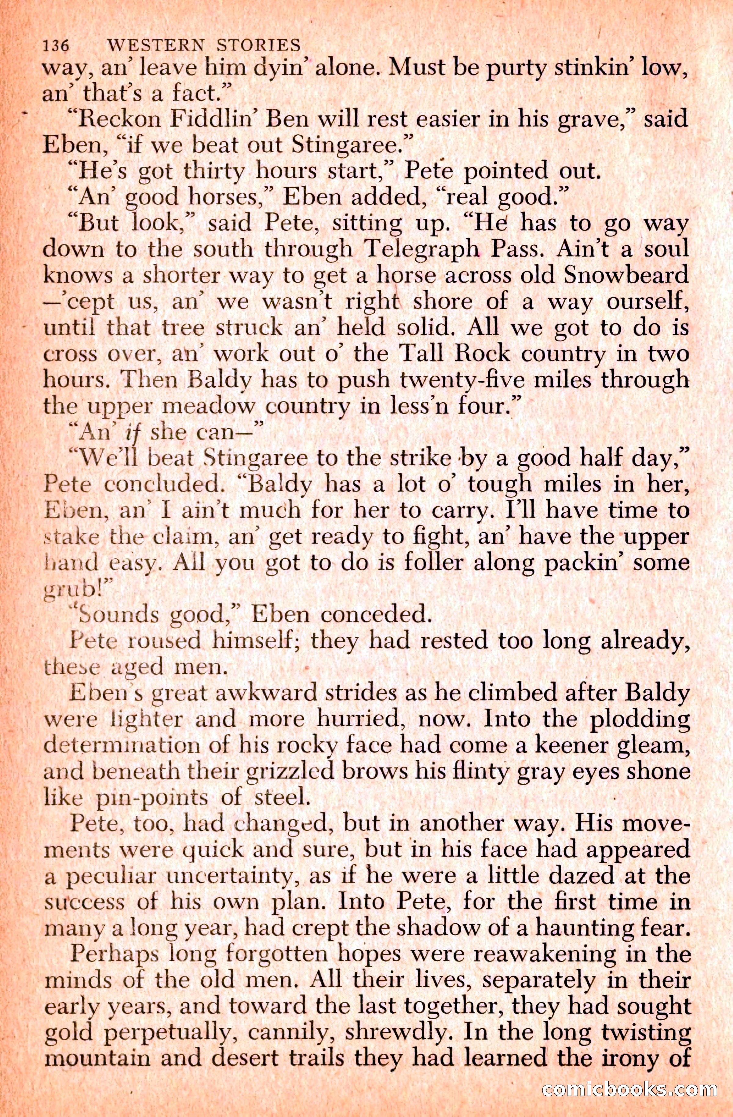 Western Stories, Dell 153 — page 140 of 200