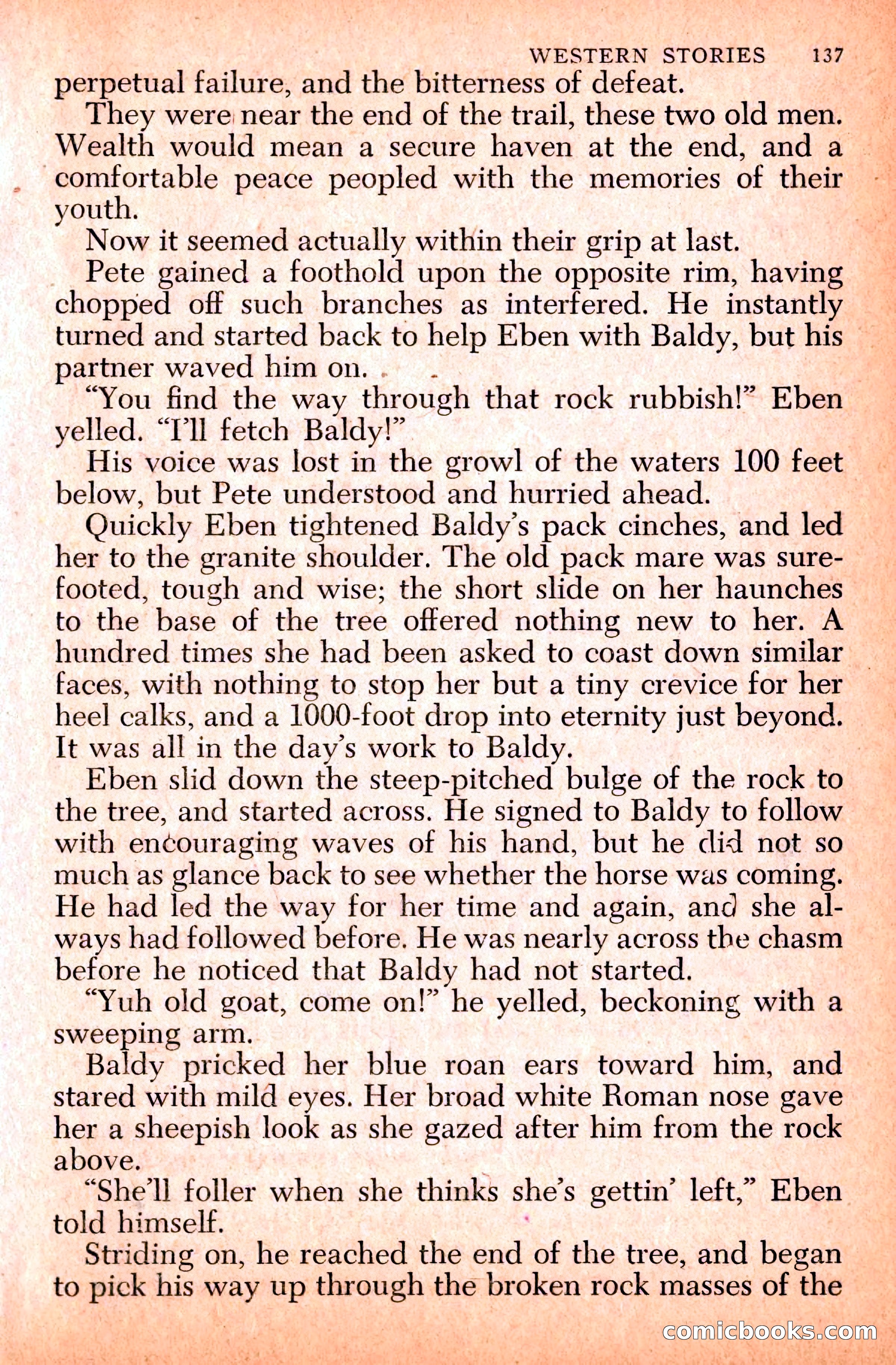 Western Stories, Dell 153 — page 141 of 200