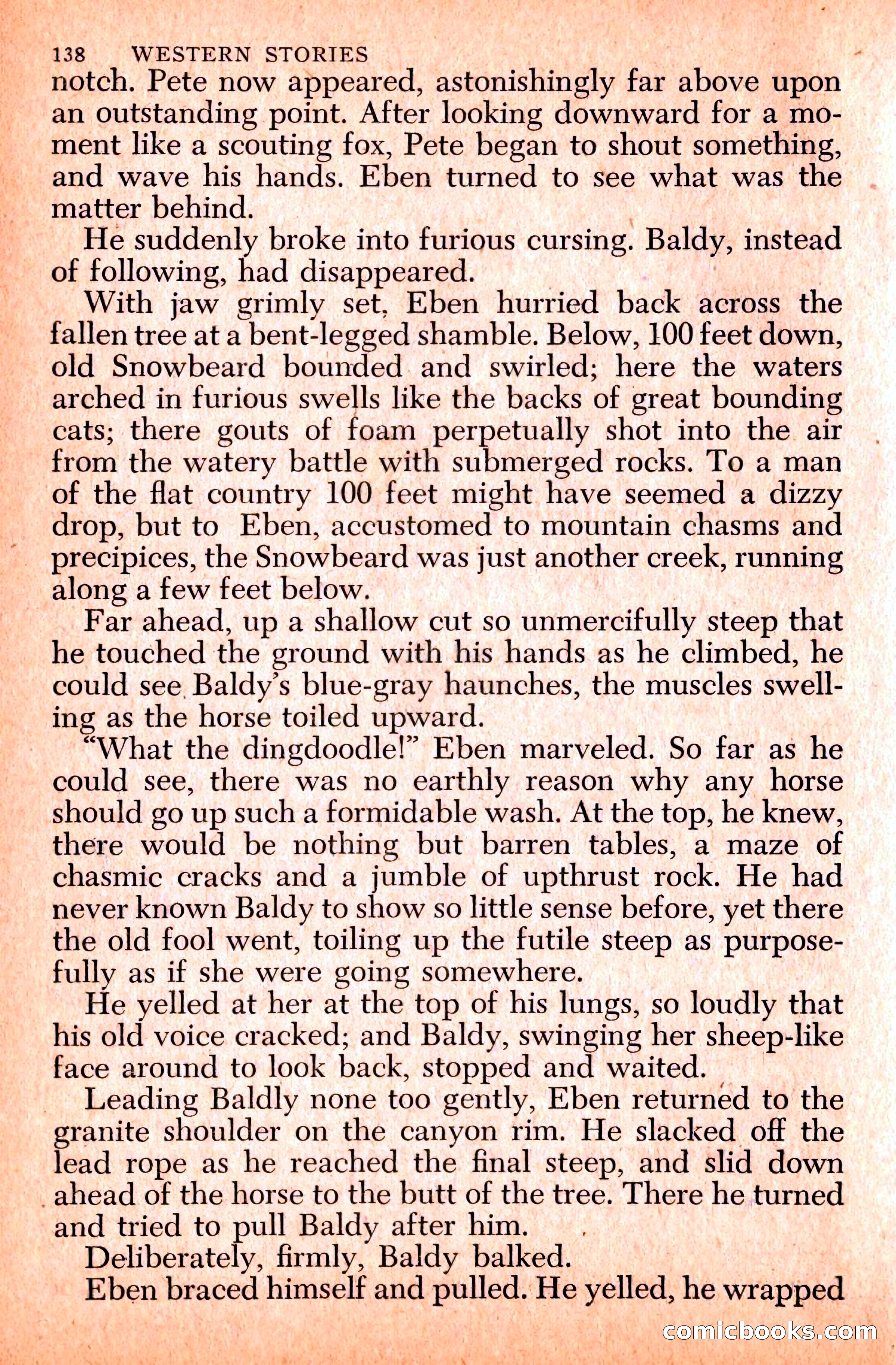 Western Stories, Dell 153 — page 142 of 200