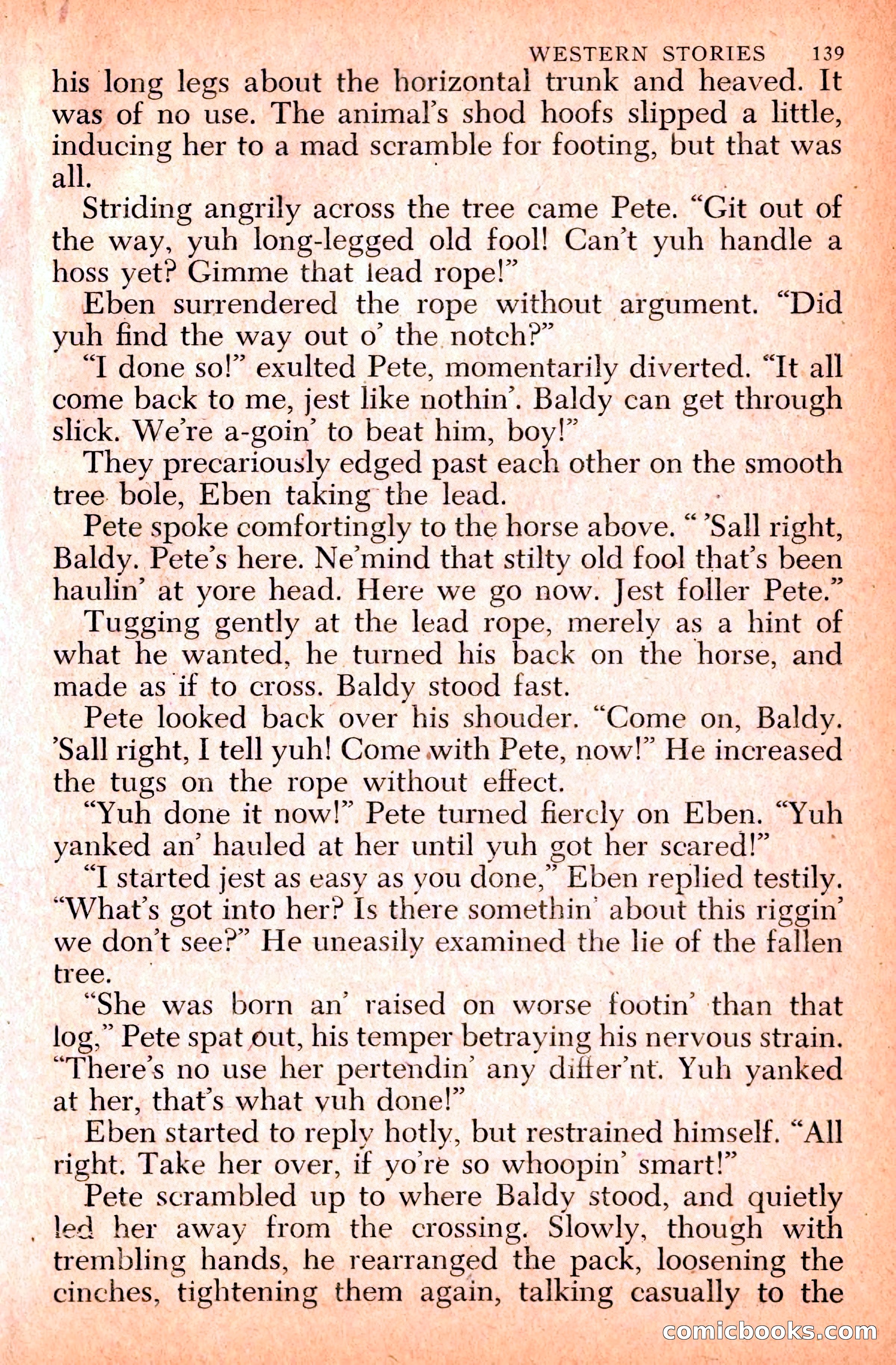 Western Stories, Dell 153 — page 143 of 200
