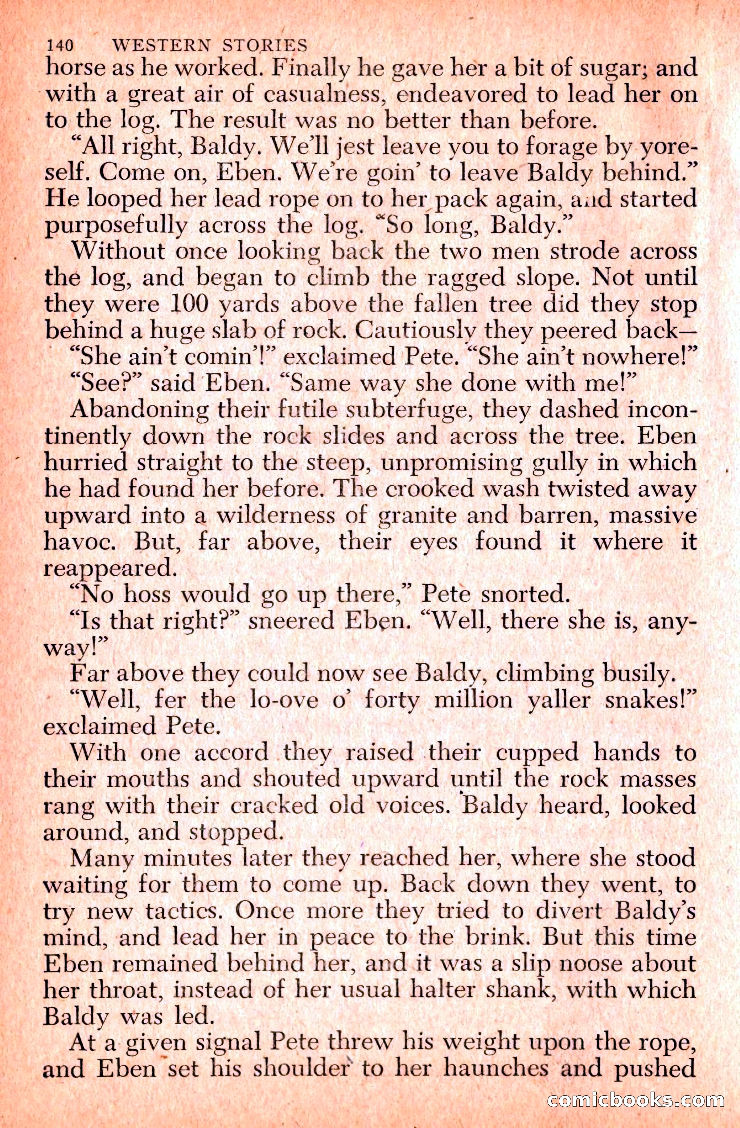 Western Stories, Dell 153 — page 144 of 200