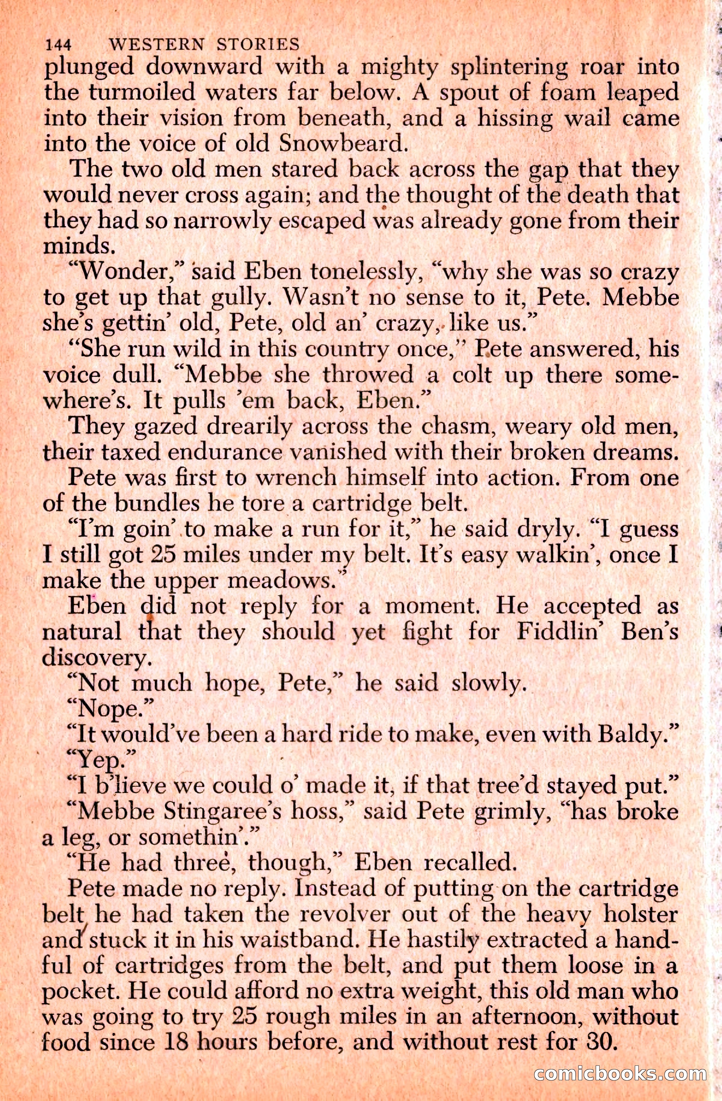 Western Stories, Dell 153 — page 148 of 200