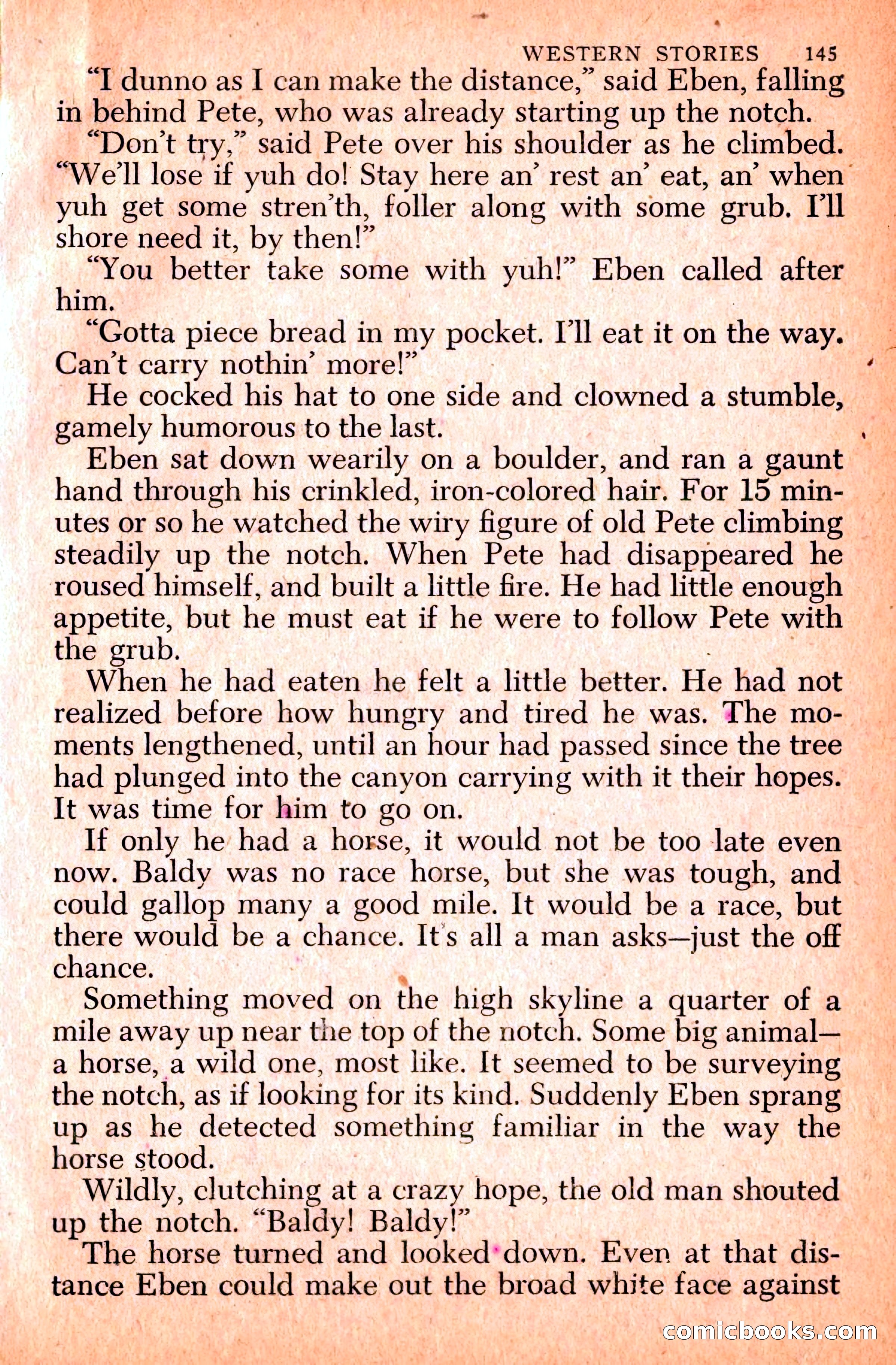 Western Stories, Dell 153 — page 149 of 200