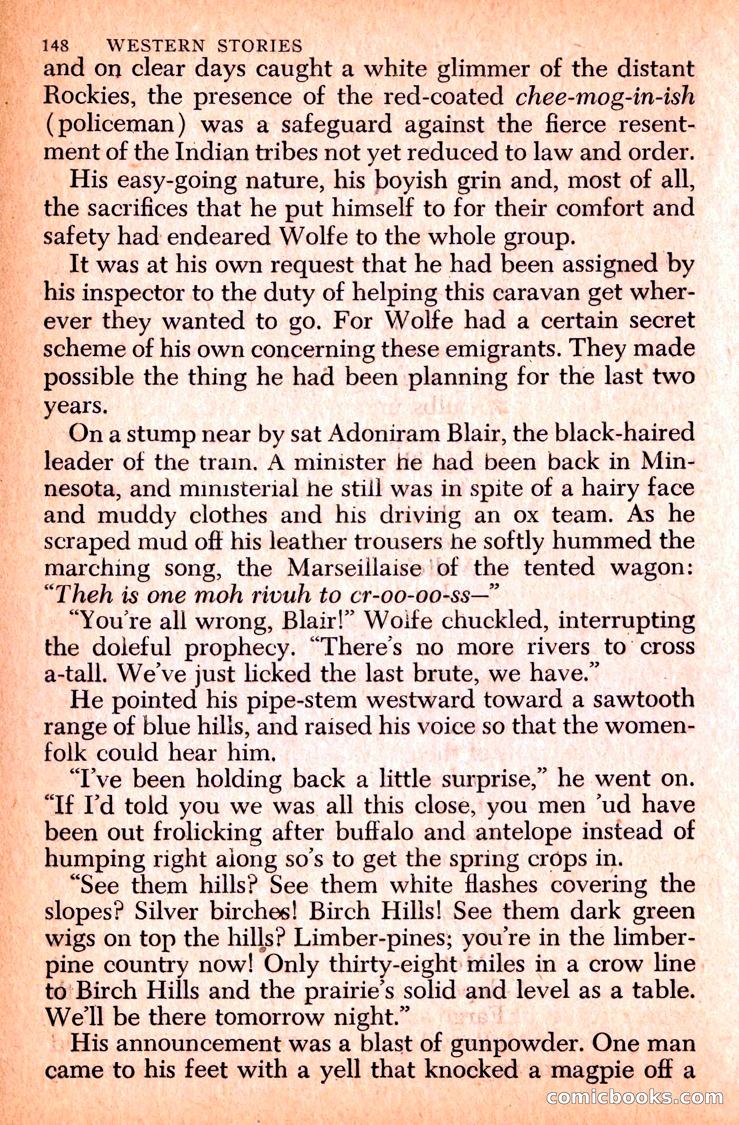 Western Stories, Dell 153 — page 152 of 200