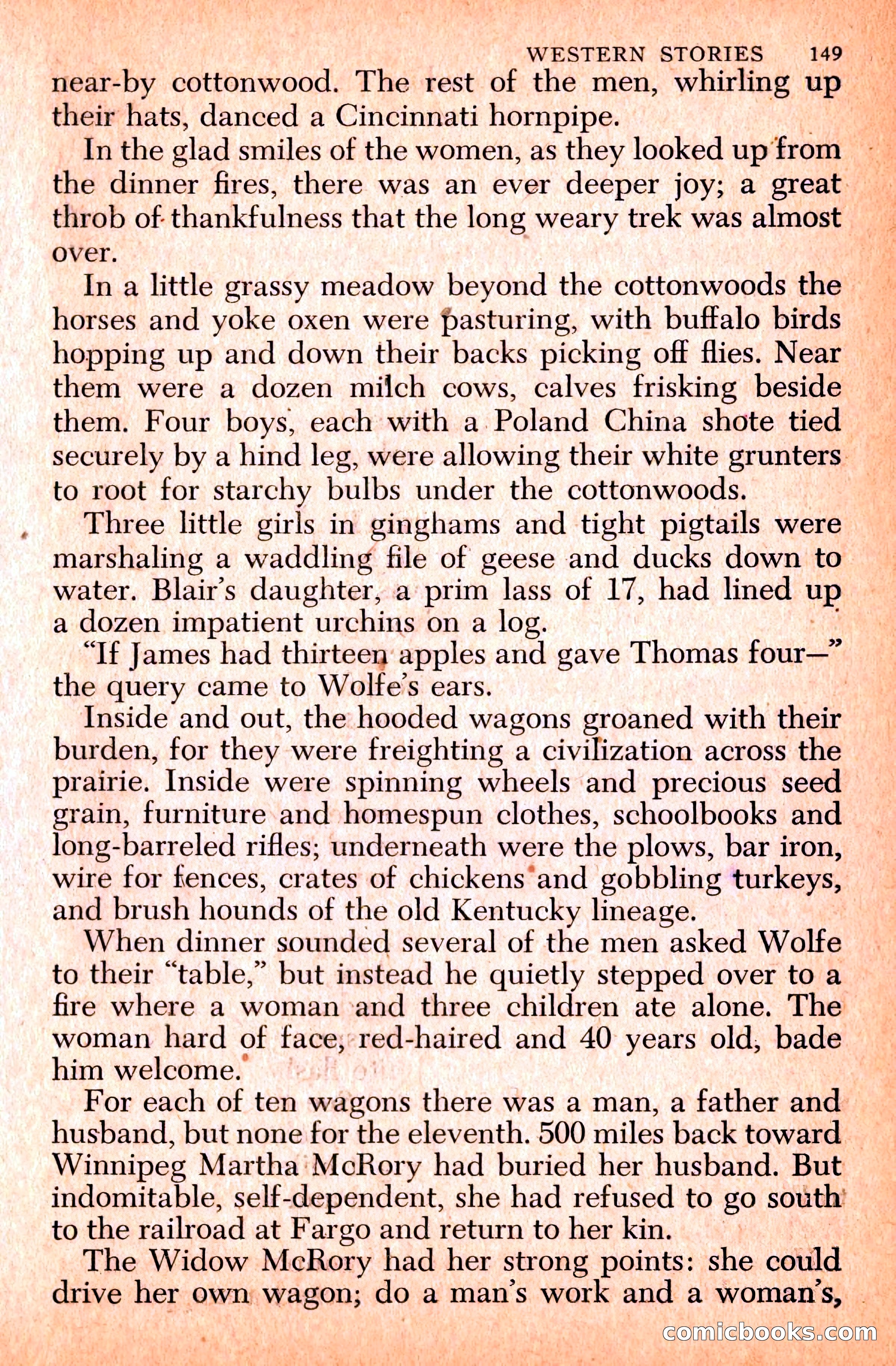 Western Stories, Dell 153 — page 153 of 200