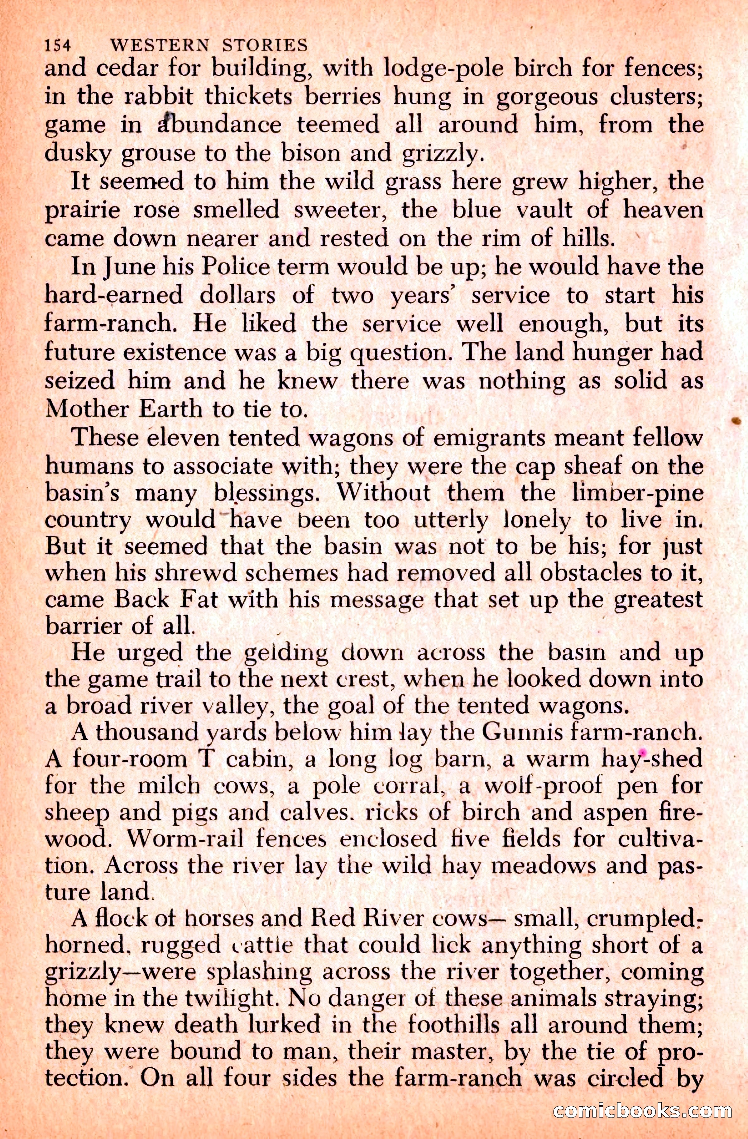 Western Stories, Dell 153 — page 158 of 200