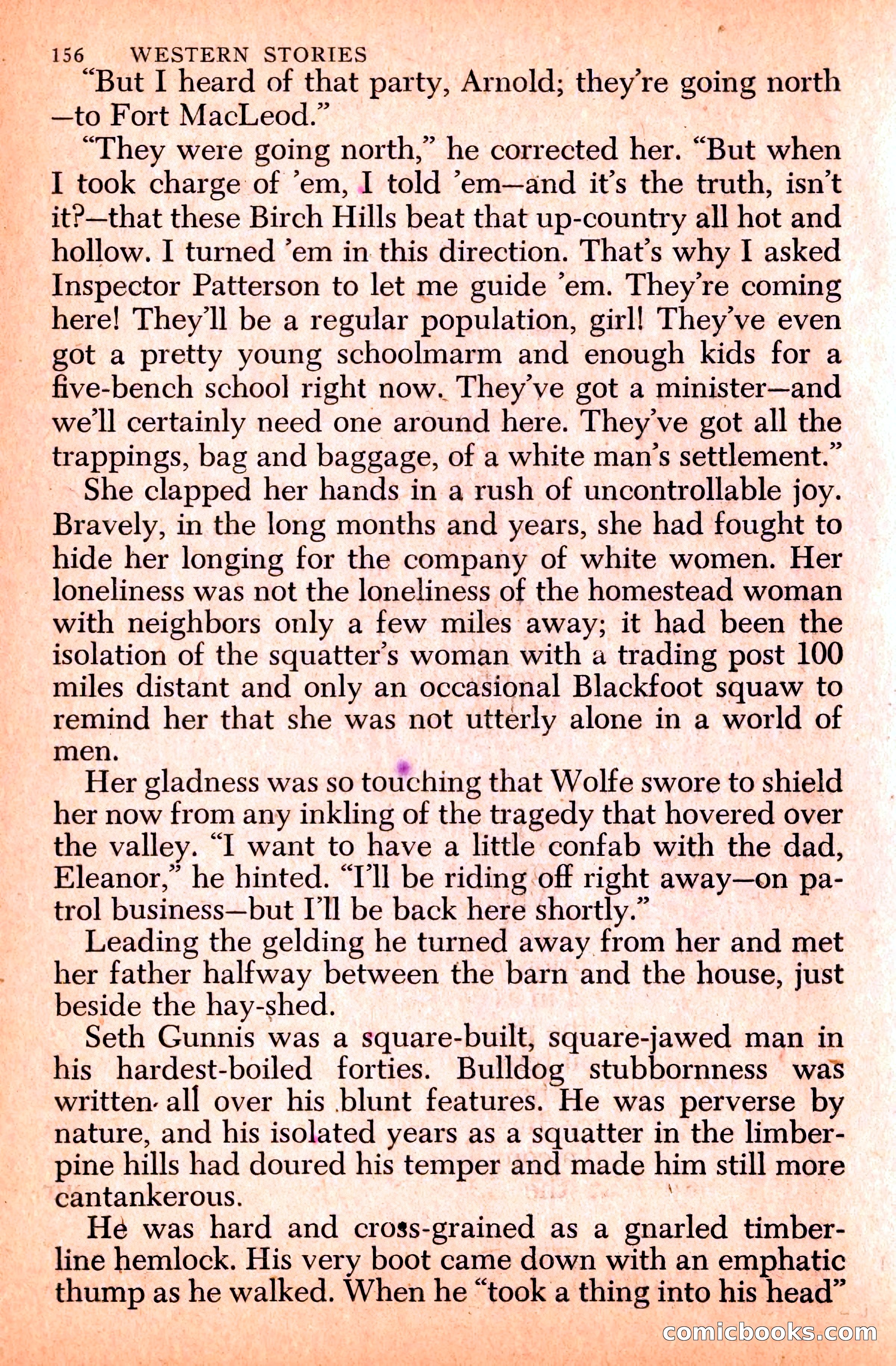 Western Stories, Dell 153 — page 160 of 200