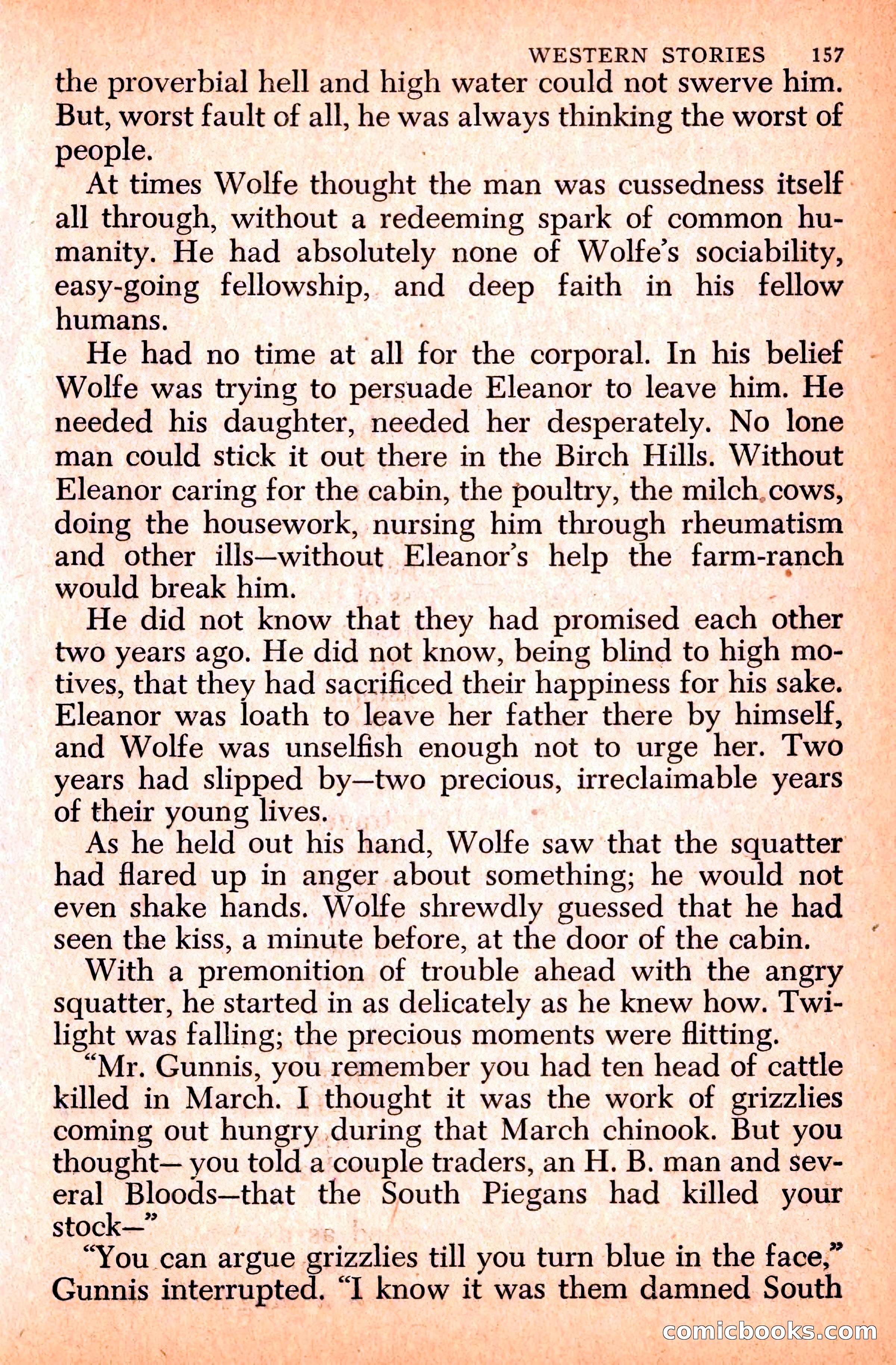 Western Stories, Dell 153 — page 161 of 200
