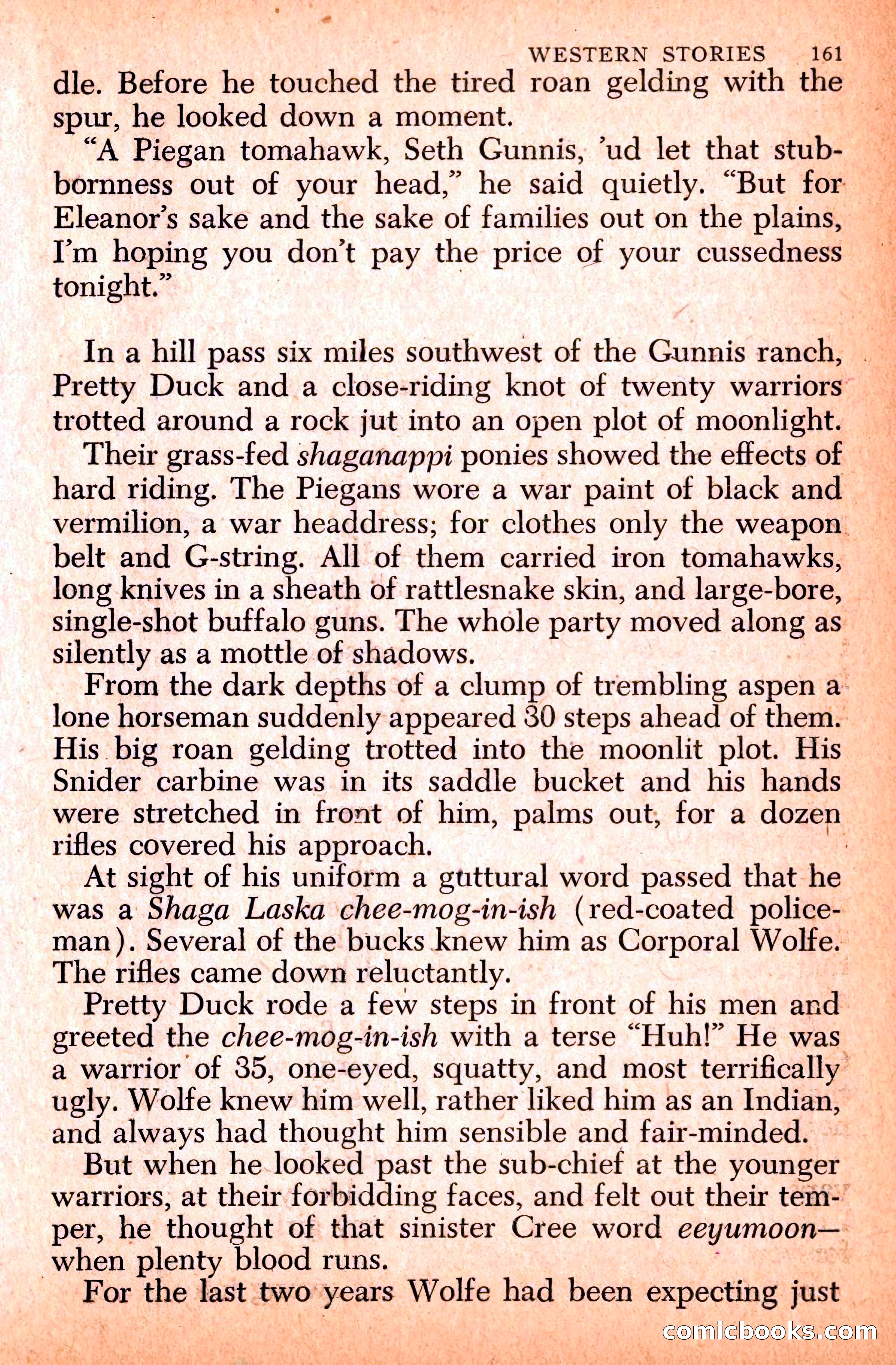 Western Stories, Dell 153 — page 165 of 200
