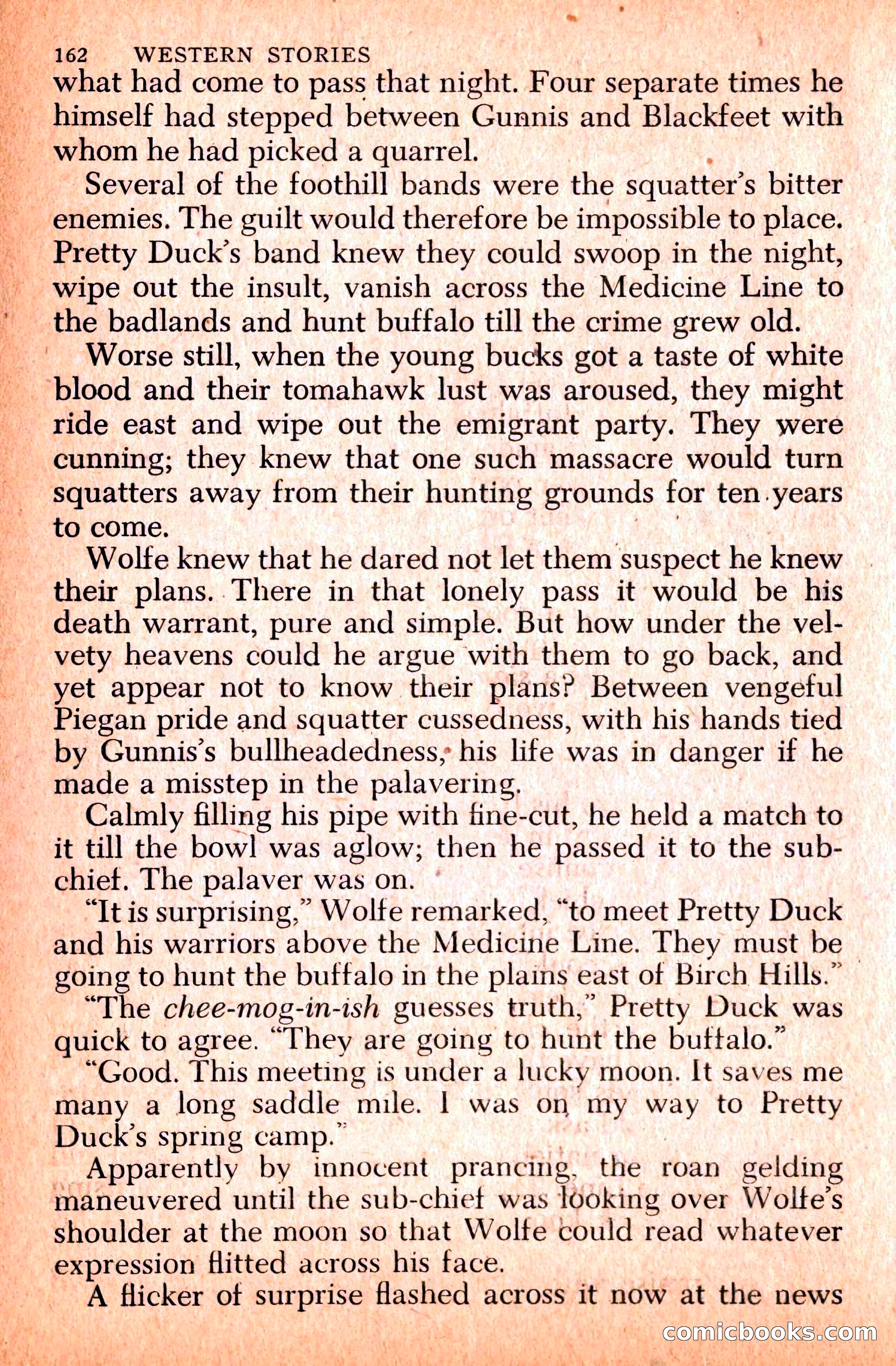 Western Stories, Dell 153 — page 166 of 200