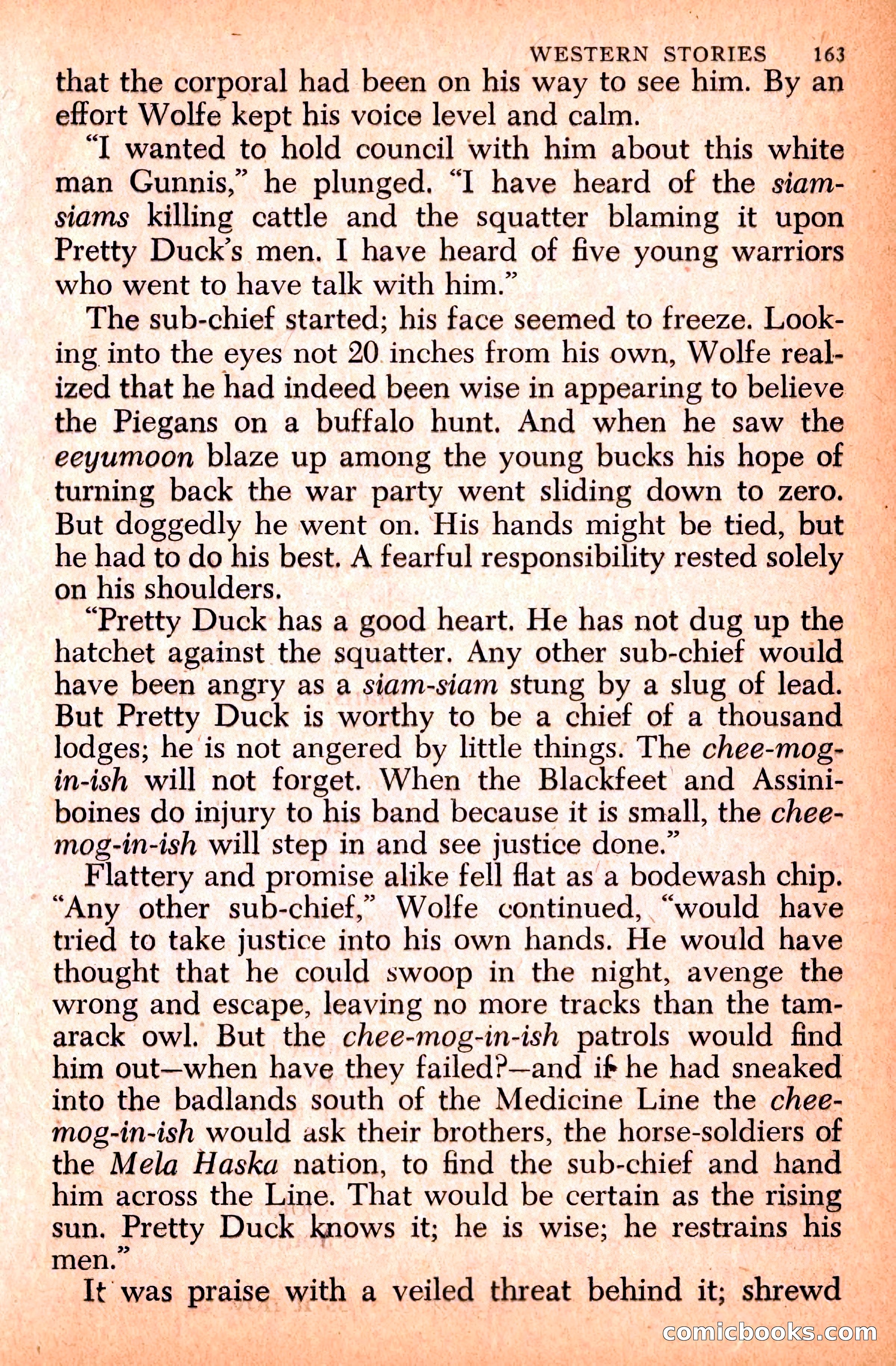 Western Stories, Dell 153 — page 167 of 200