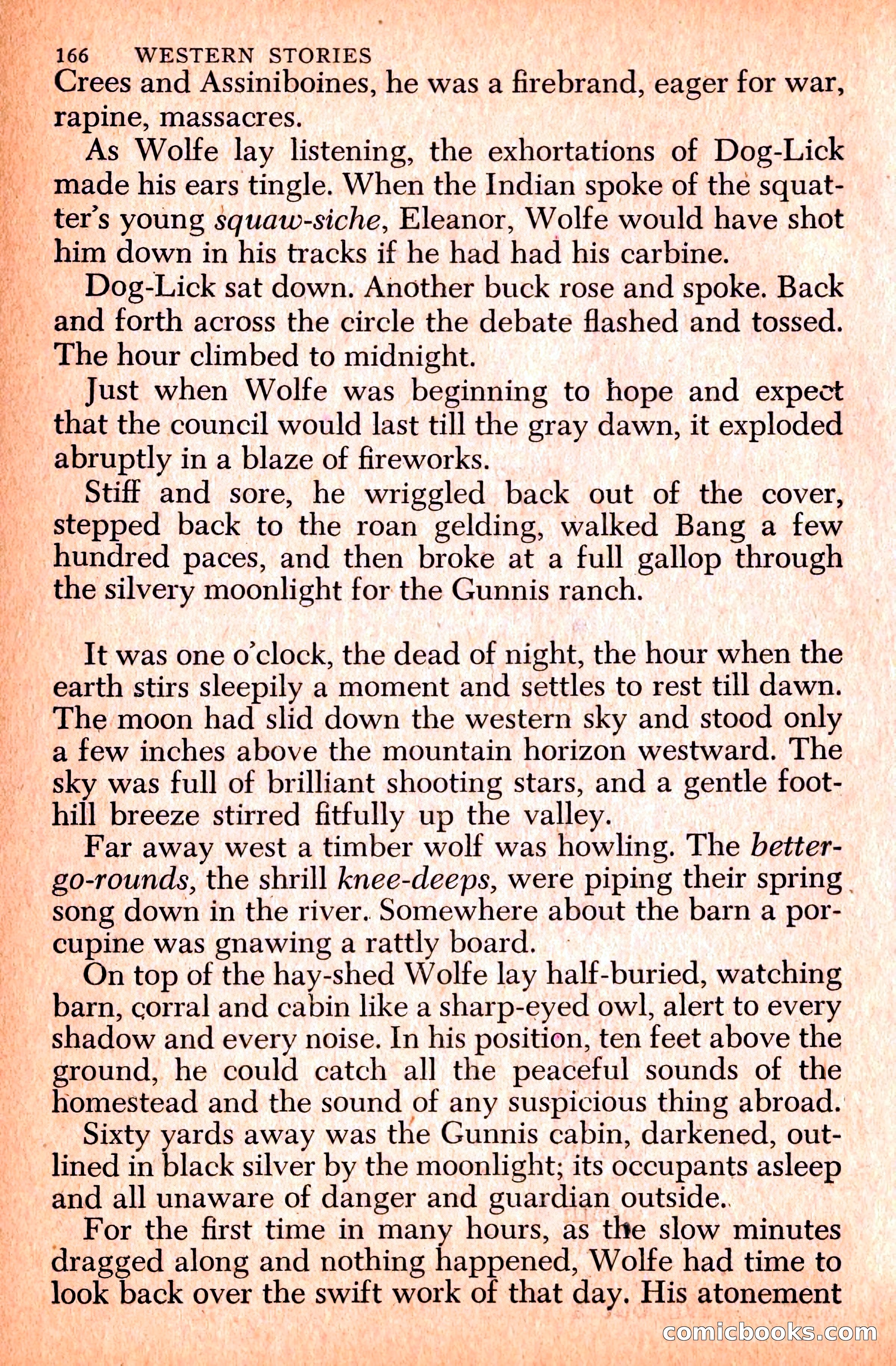 Western Stories, Dell 153 — page 170 of 200