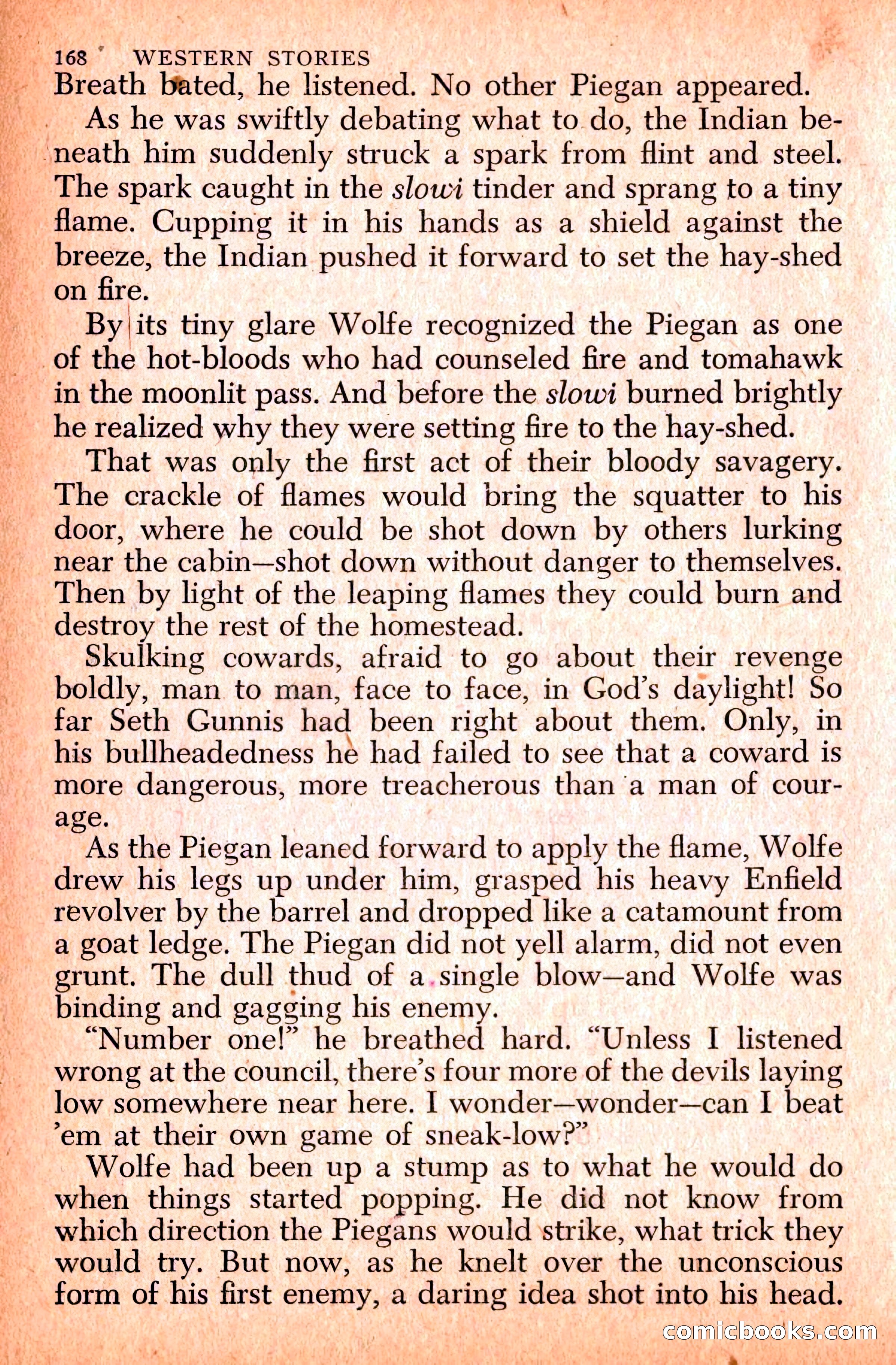Western Stories, Dell 153 — page 172 of 200