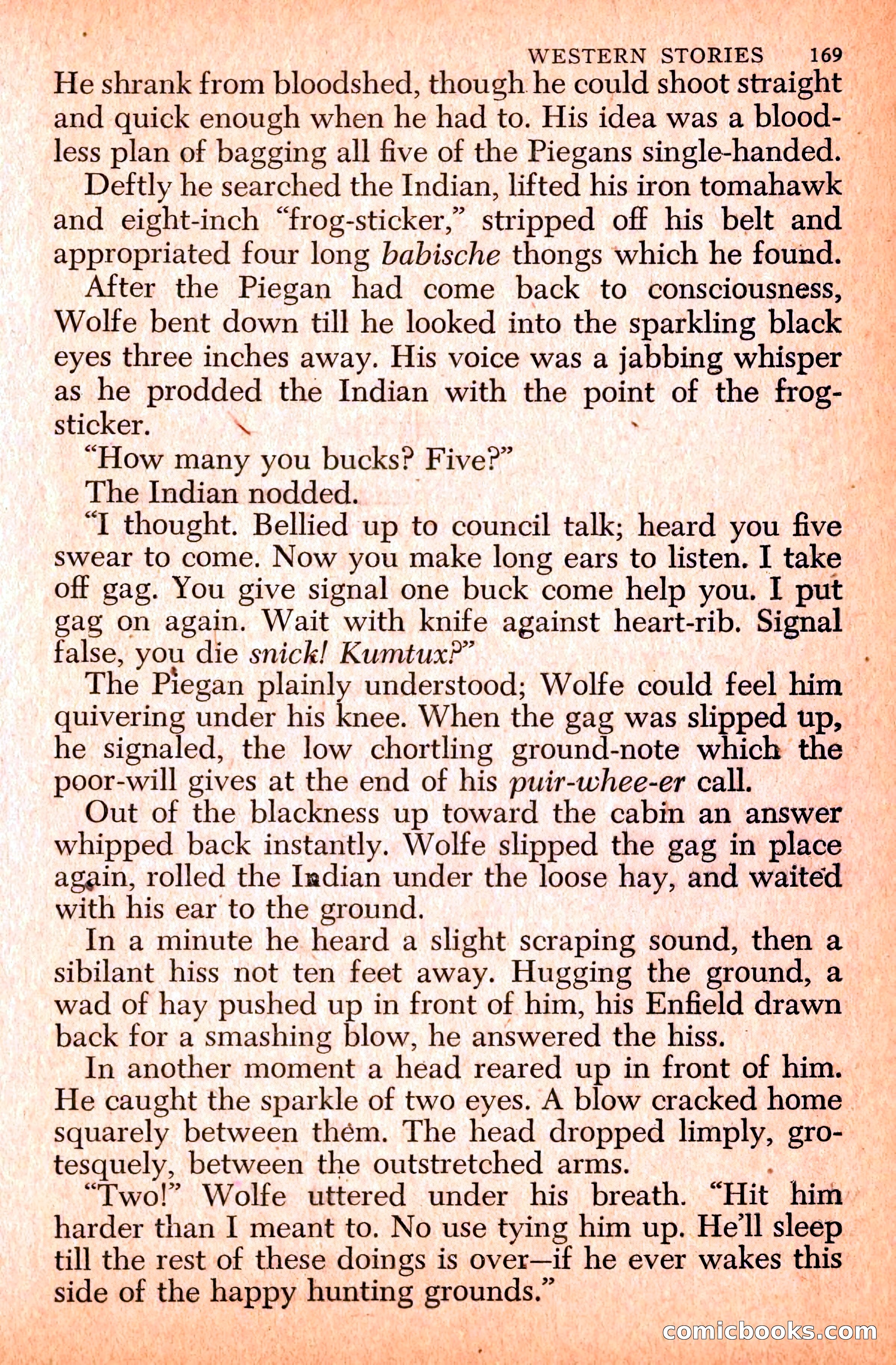 Western Stories, Dell 153 — page 173 of 200