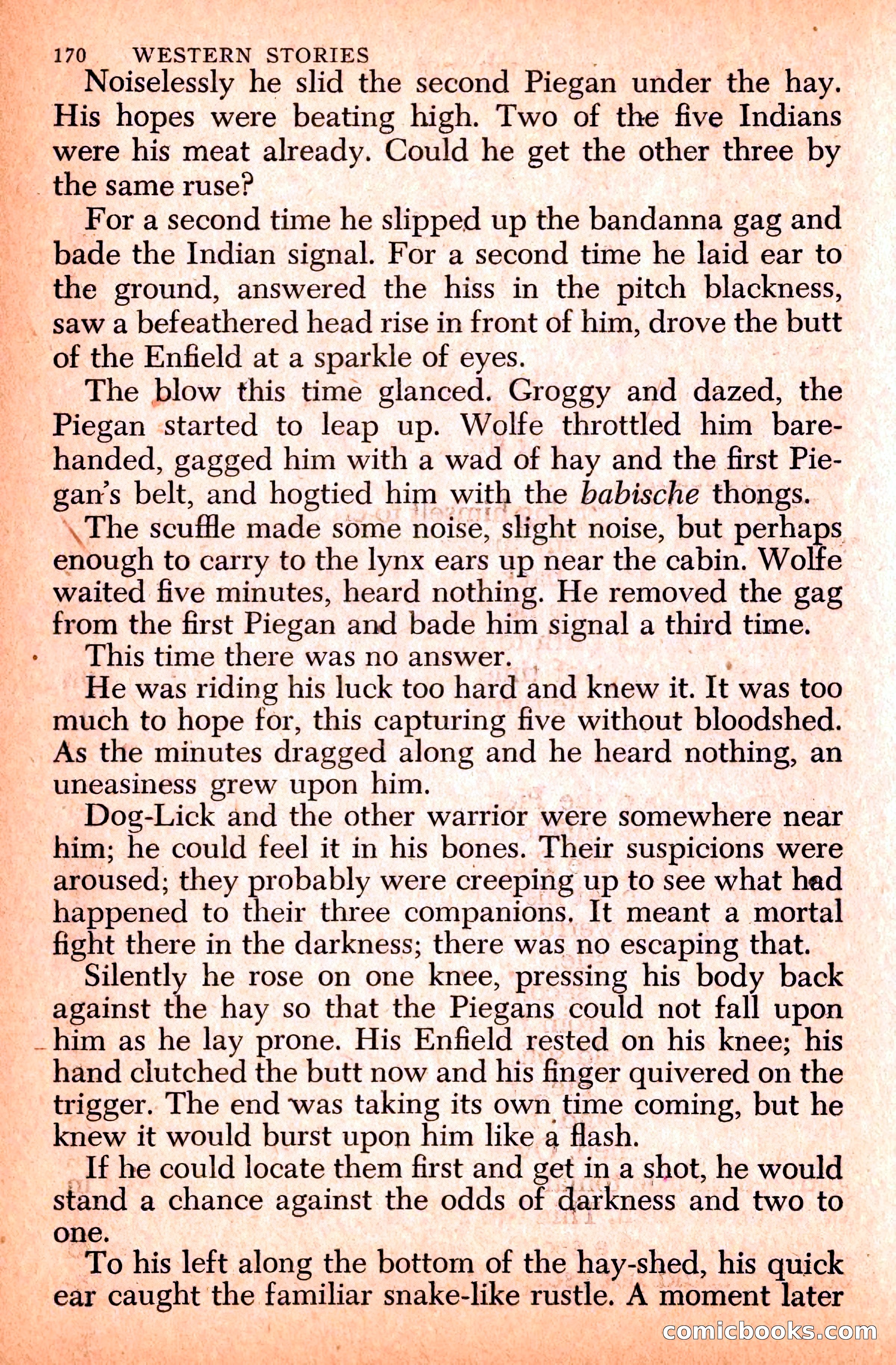 Western Stories, Dell 153 — page 174 of 200